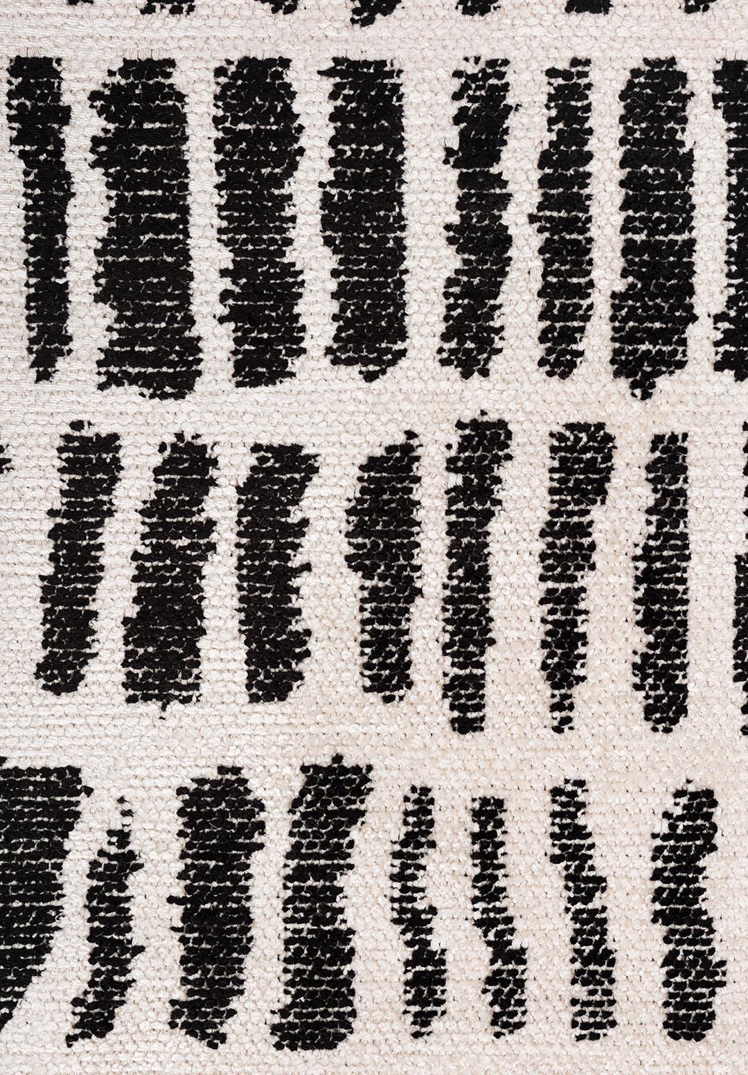 NET BLACK - ECRU RUG