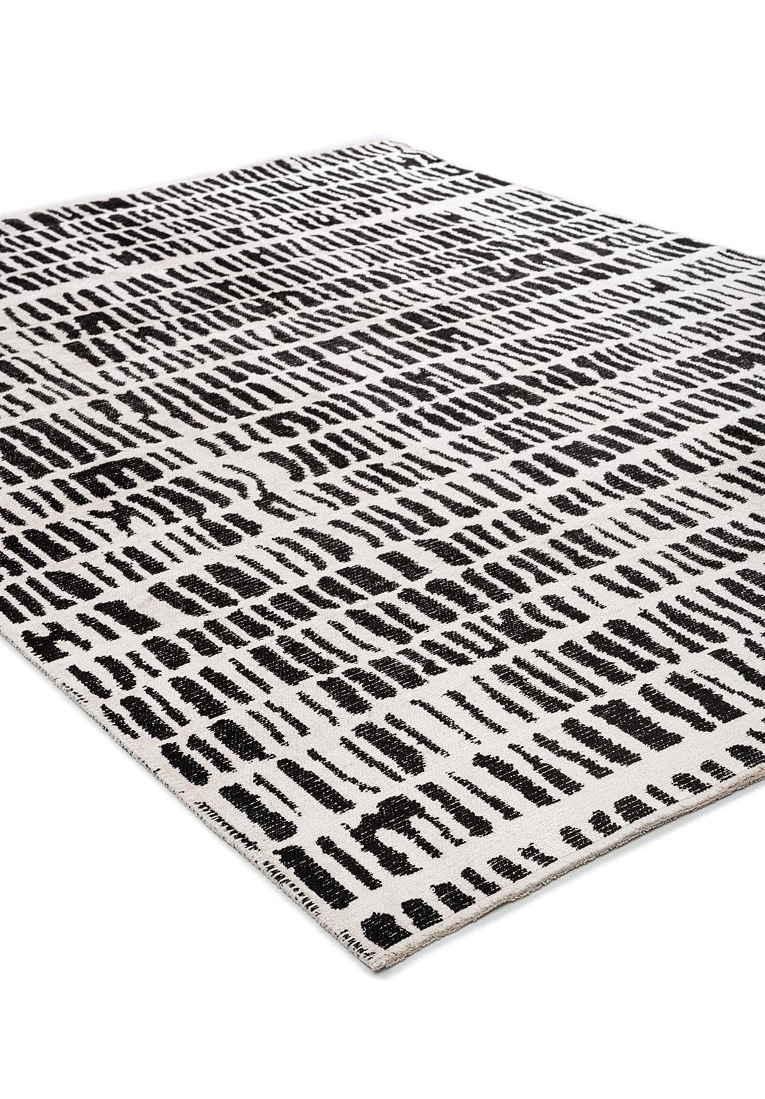 NET BLACK - ECRU RUG