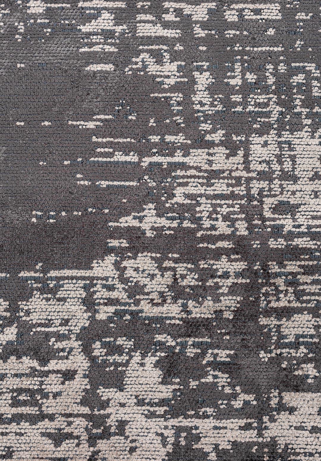 FOG CHARCOAL - CREAM RUG