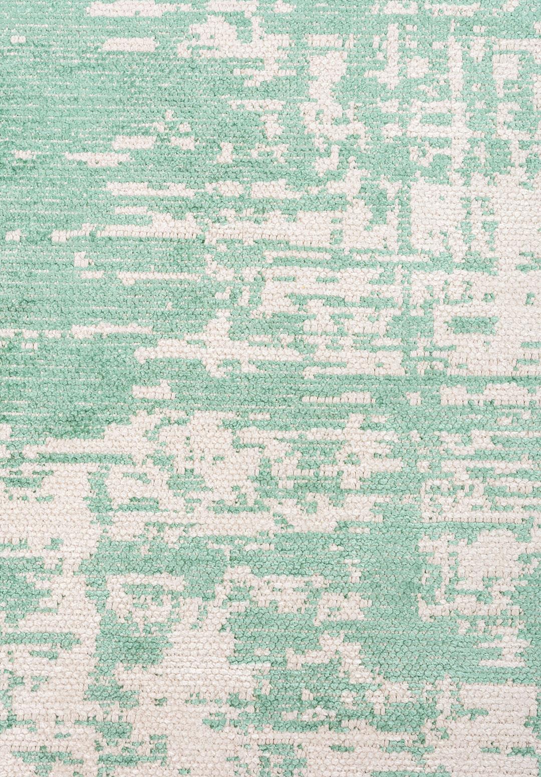 FOG RIVER GREEN - ECRU RUG
