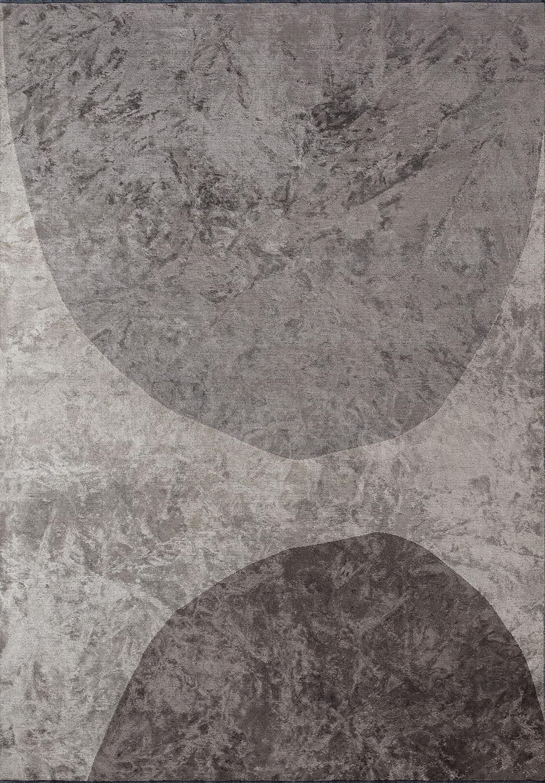 LAND DARK GREY - DARK MINK - BEIGE RUG
