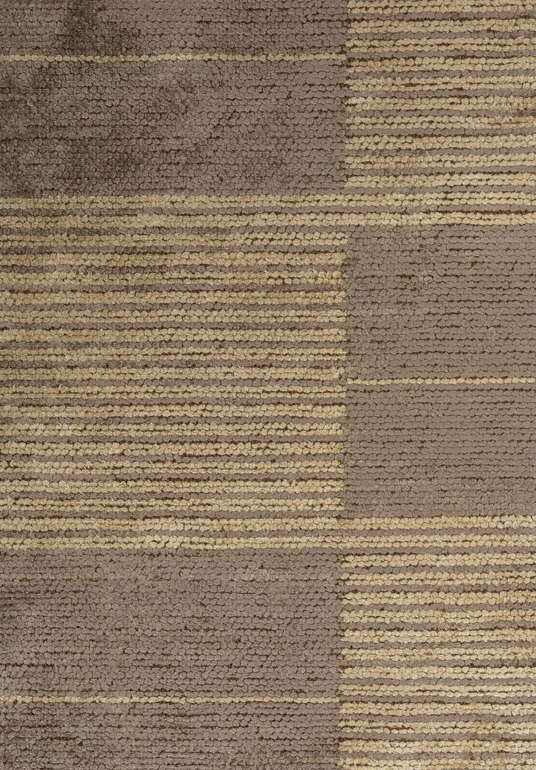 GLITCH DARK GREY - CREAM RUG