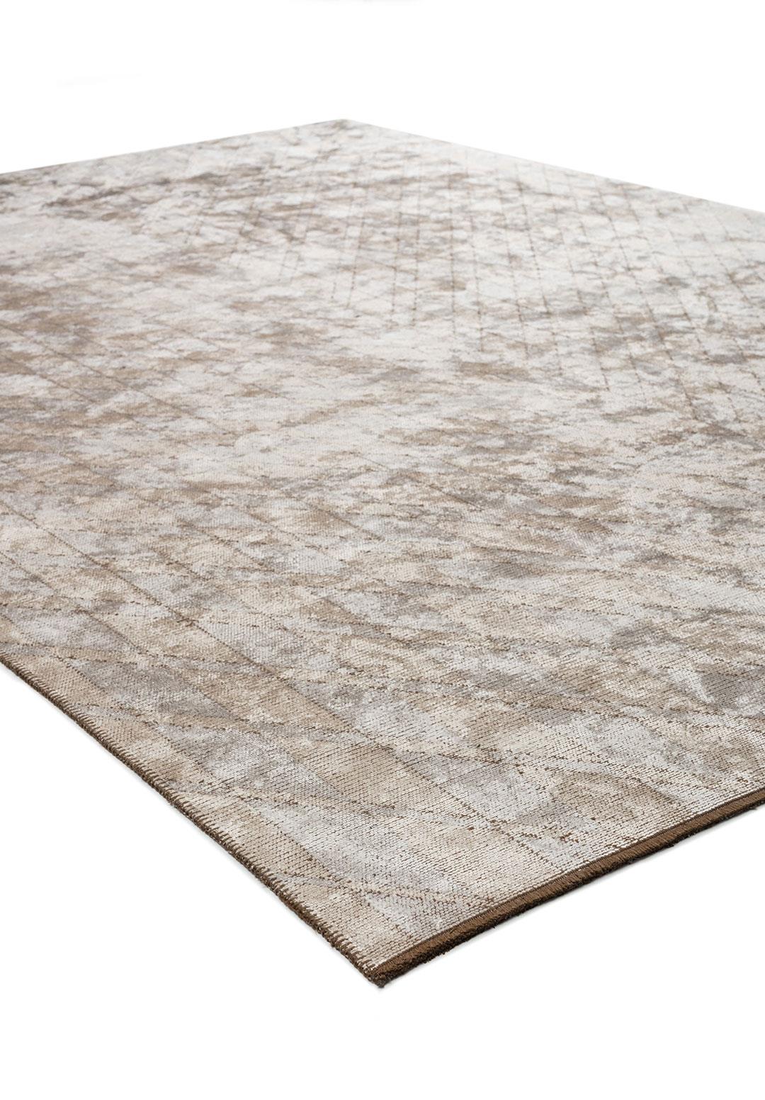 VECTOR LIGHT GREY - LIGHT CREAM RUG