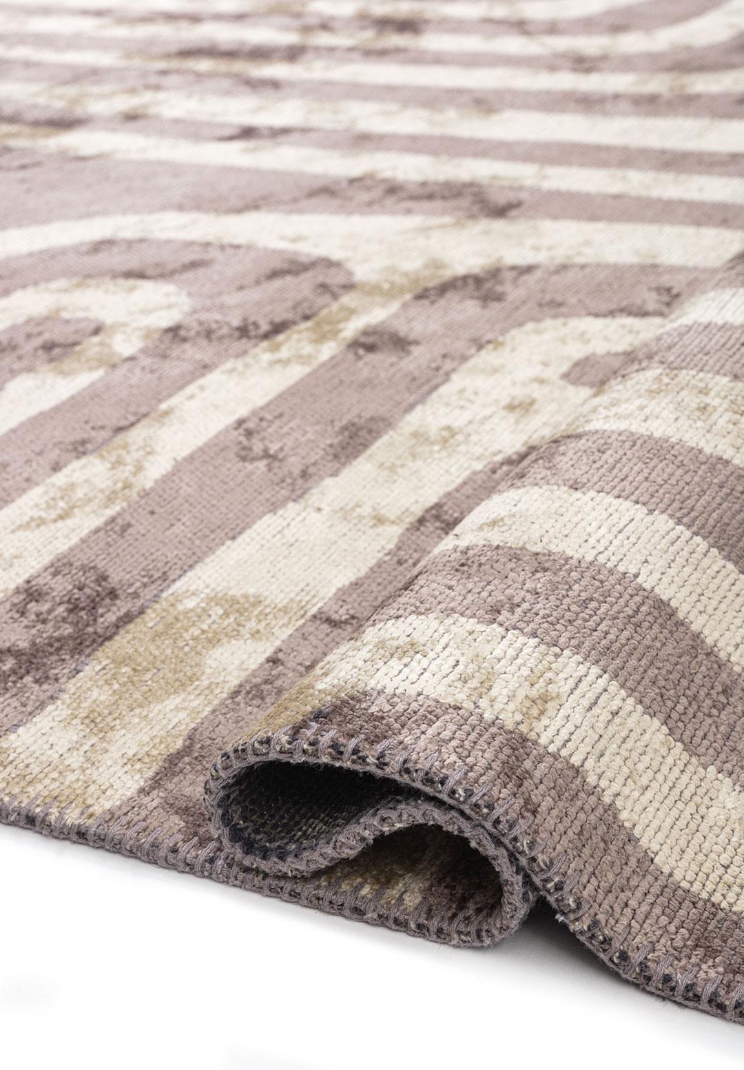 INCEPTION DARK GREY - CREAM RUG