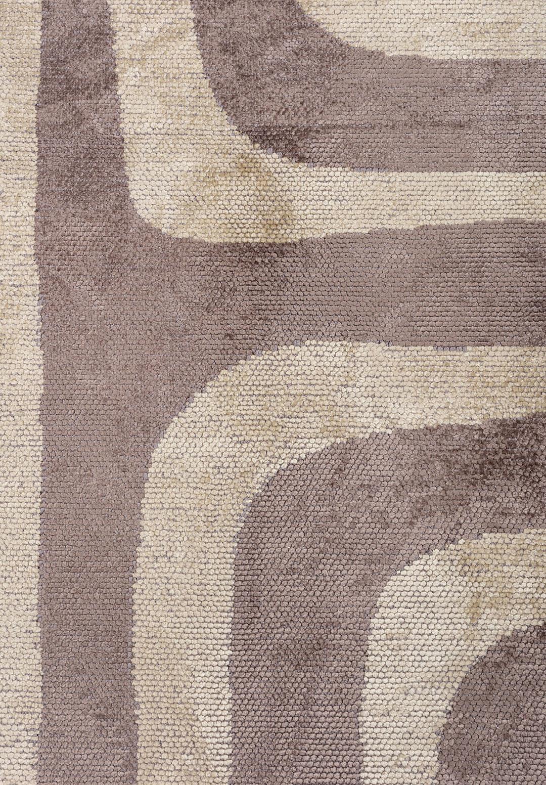 INCEPTION DARK GREY - CREAM RUG