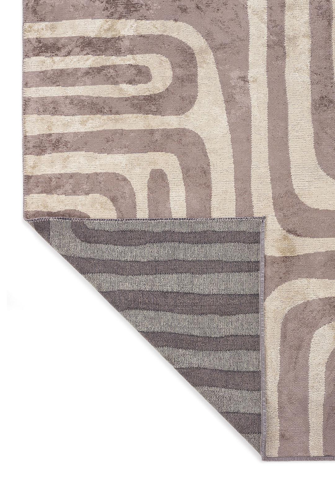INCEPTION DARK GREY - CREAM RUG