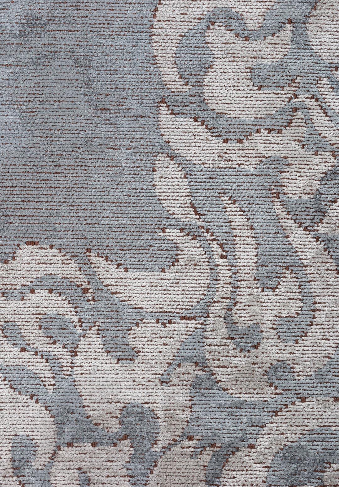 GARDENIA ICE BLUE - BLUE RUG