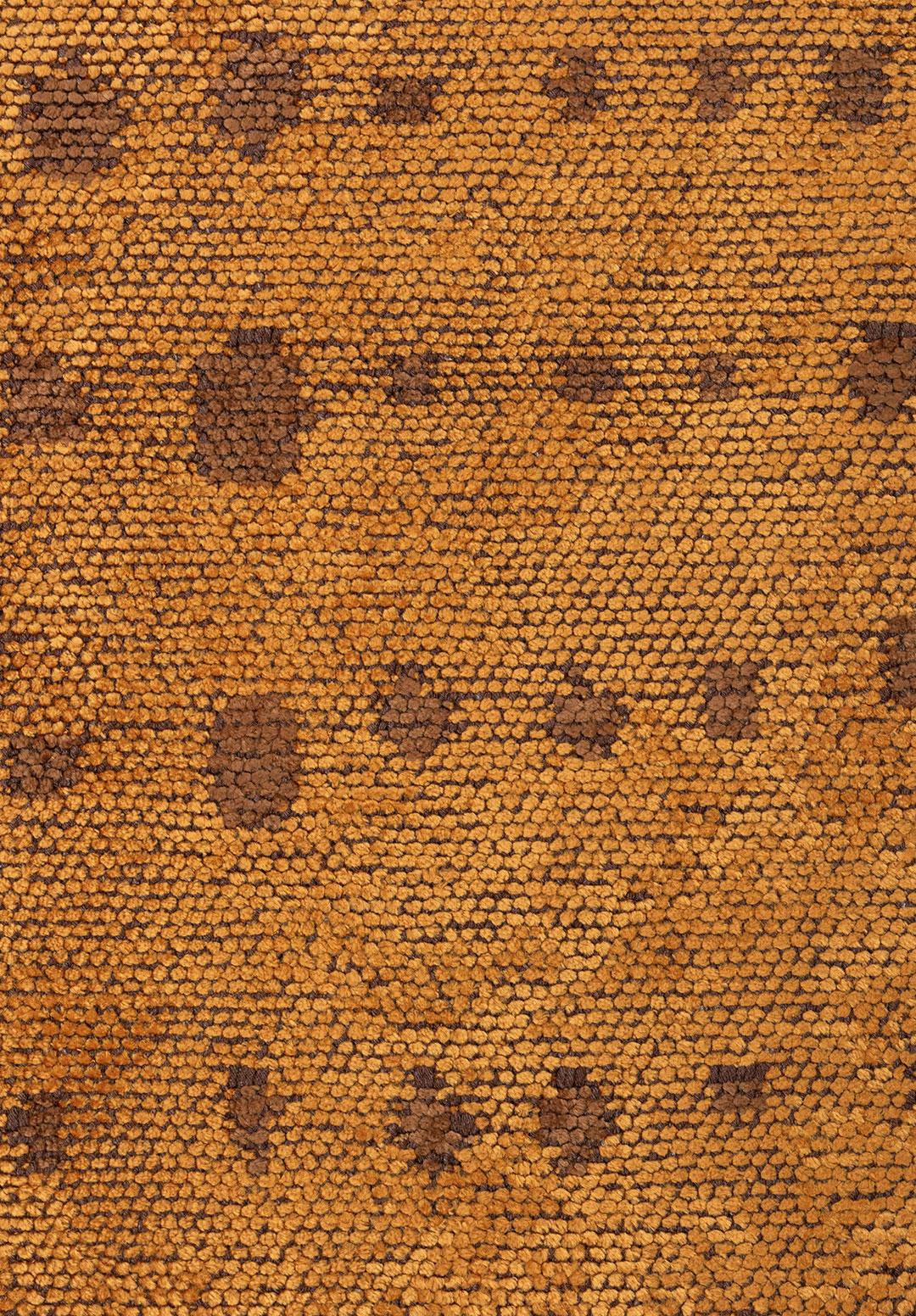 DAPPLE CACAO - MUSTARD RUG