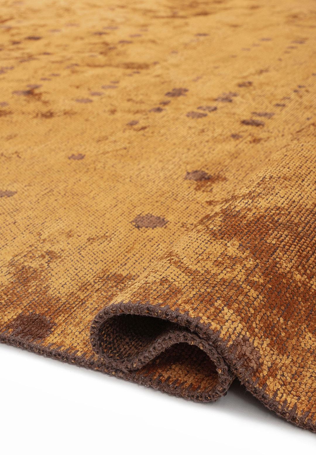 DAPPLE CACAO - MUSTARD RUG