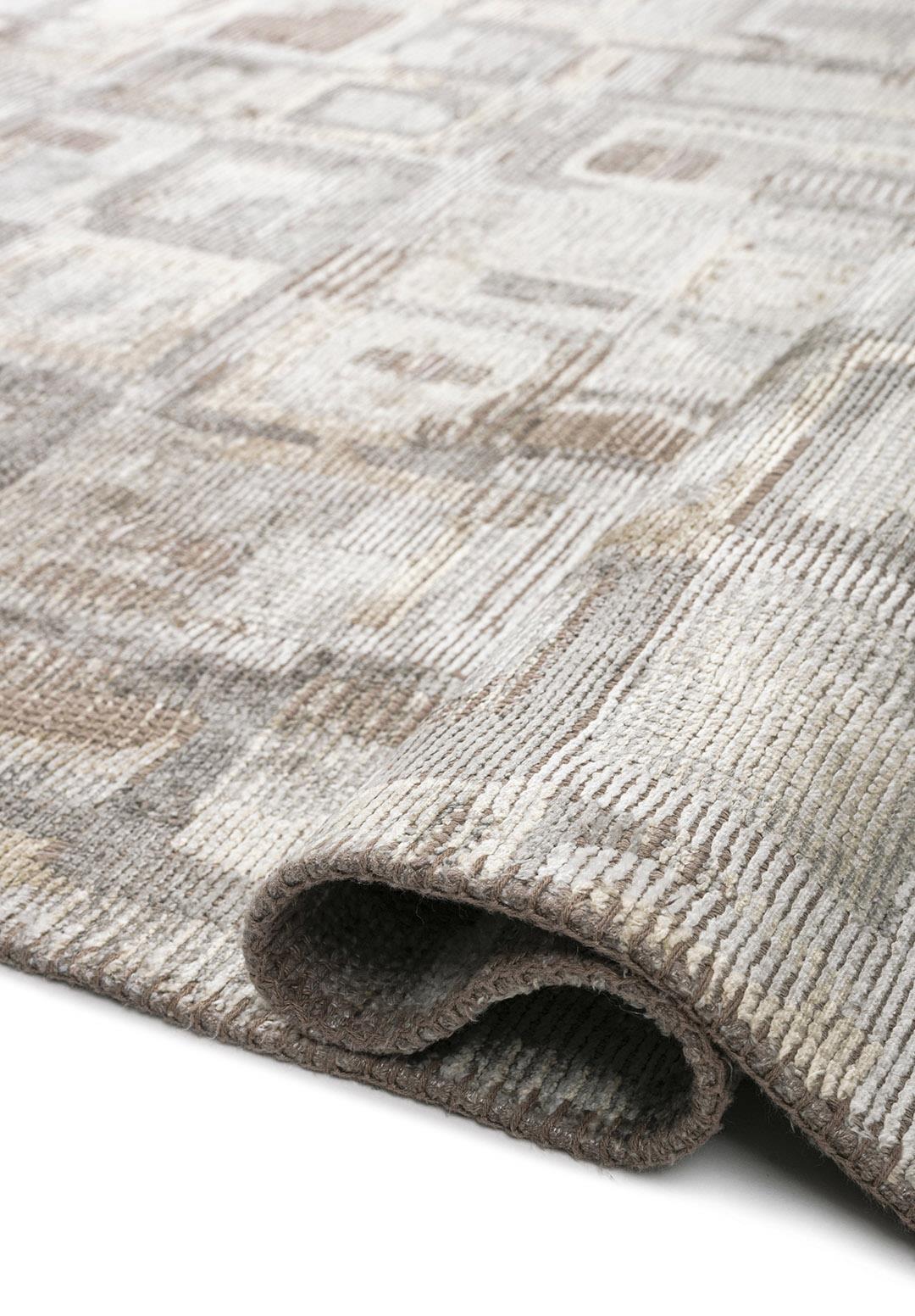 TRIBE GREY - BONE - CREAM RUG