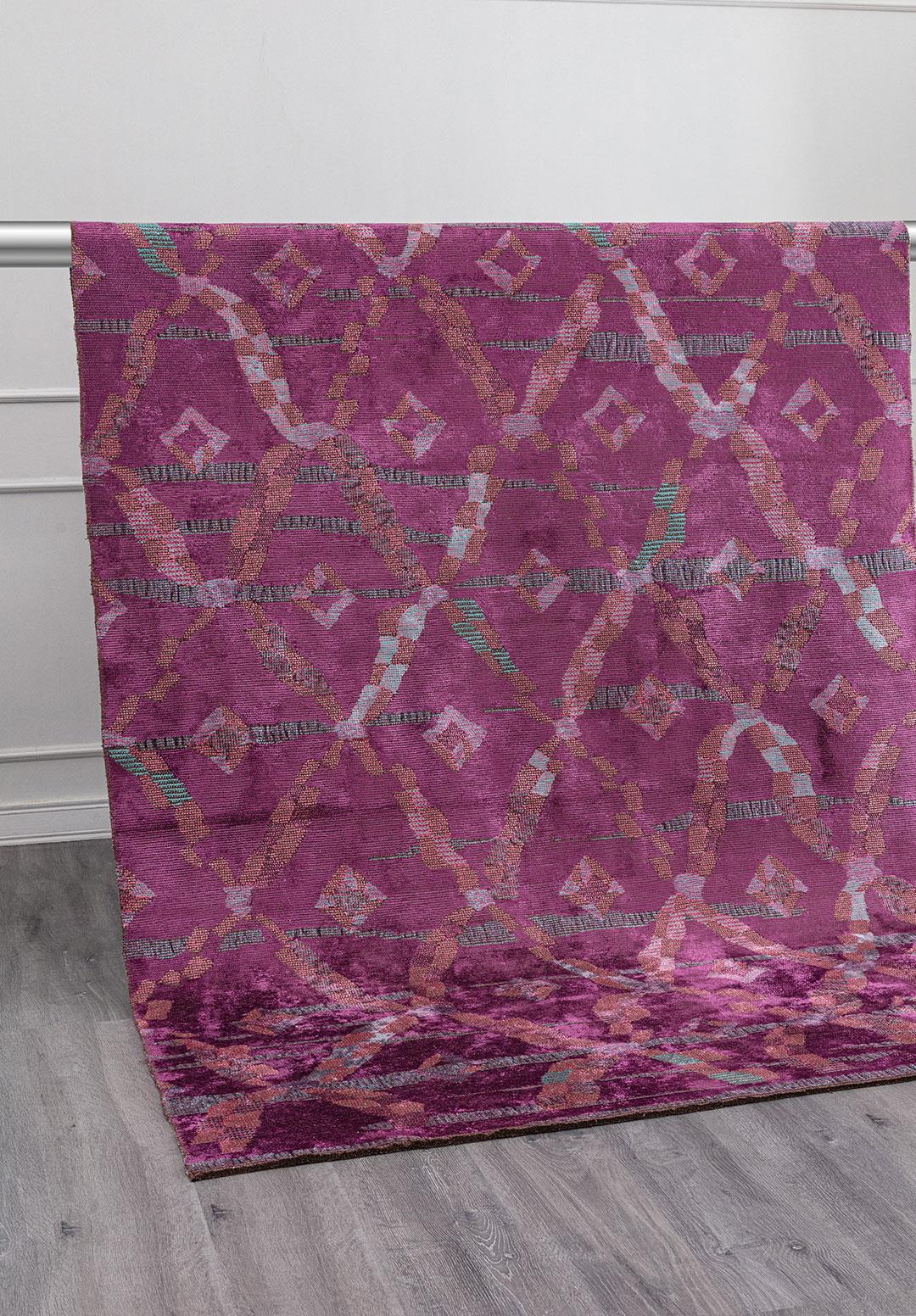 JASMINE PINK - PURPLE - TURQUOISE RUG
