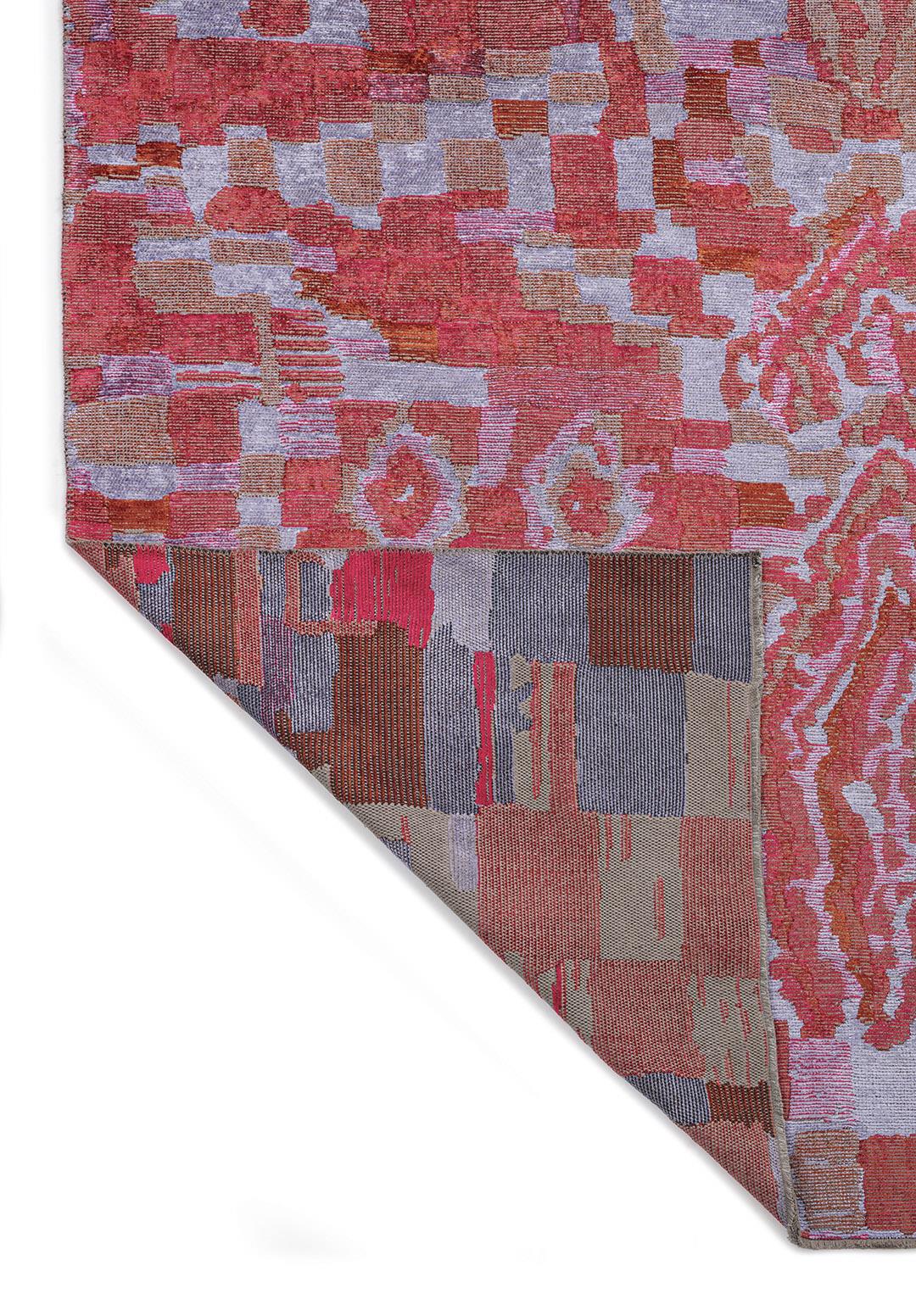 FOSSIL LILAC - RUST - FUSCHIA RUG