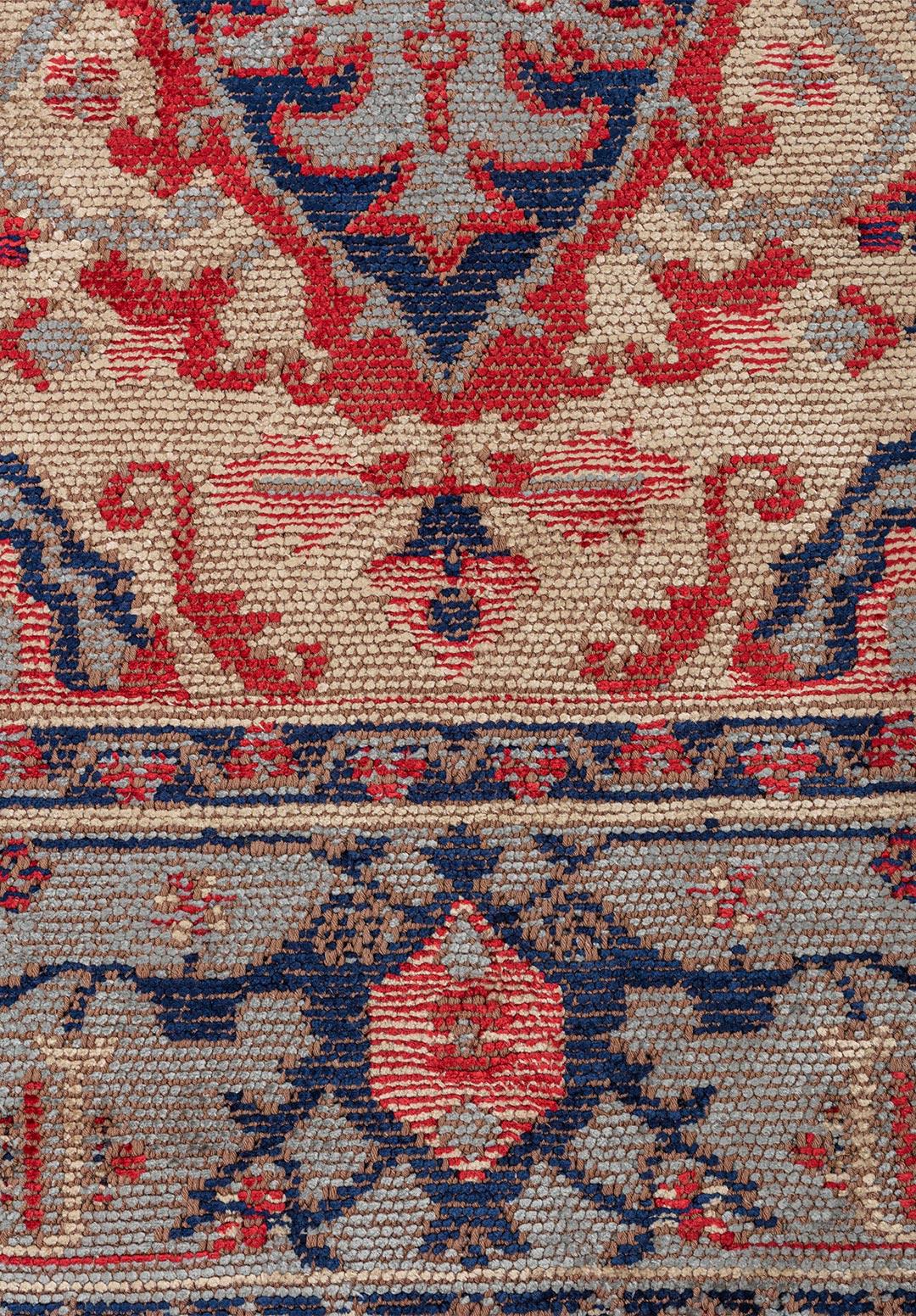 CITADEL BEIGE - BLUE - DARK NAVY - RED RUG