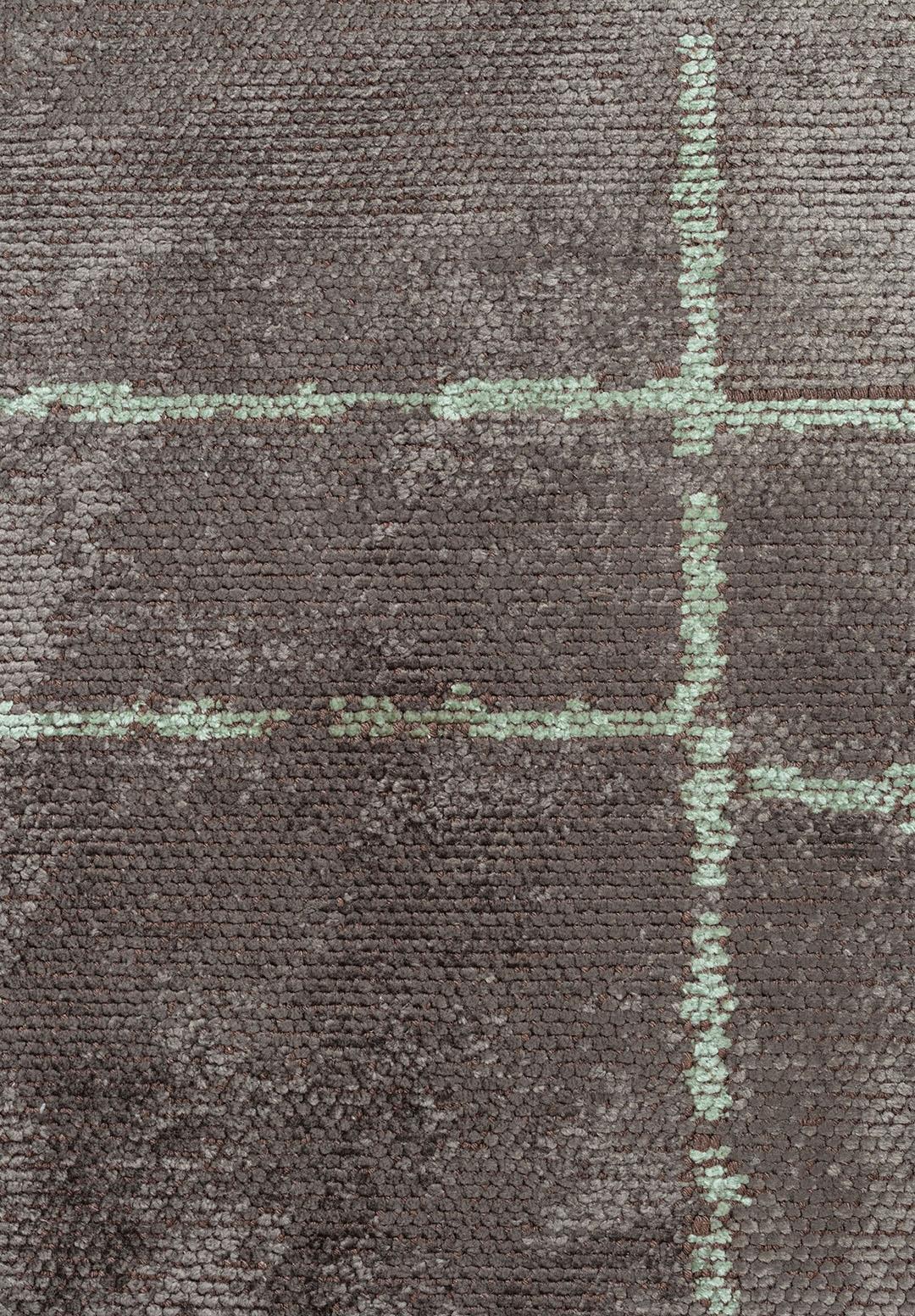 TRAIL RIVER GREEN - ANTHRACITE RUG