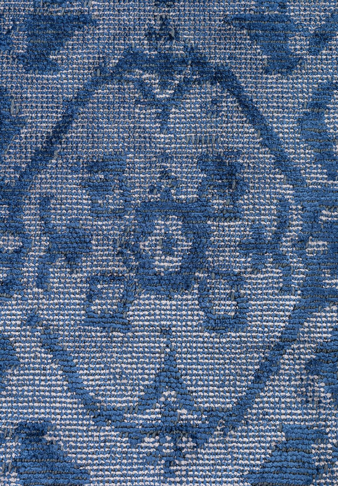 FABLE LIGHT GREY - NAVY BLUE - NAVY BLUE RUG