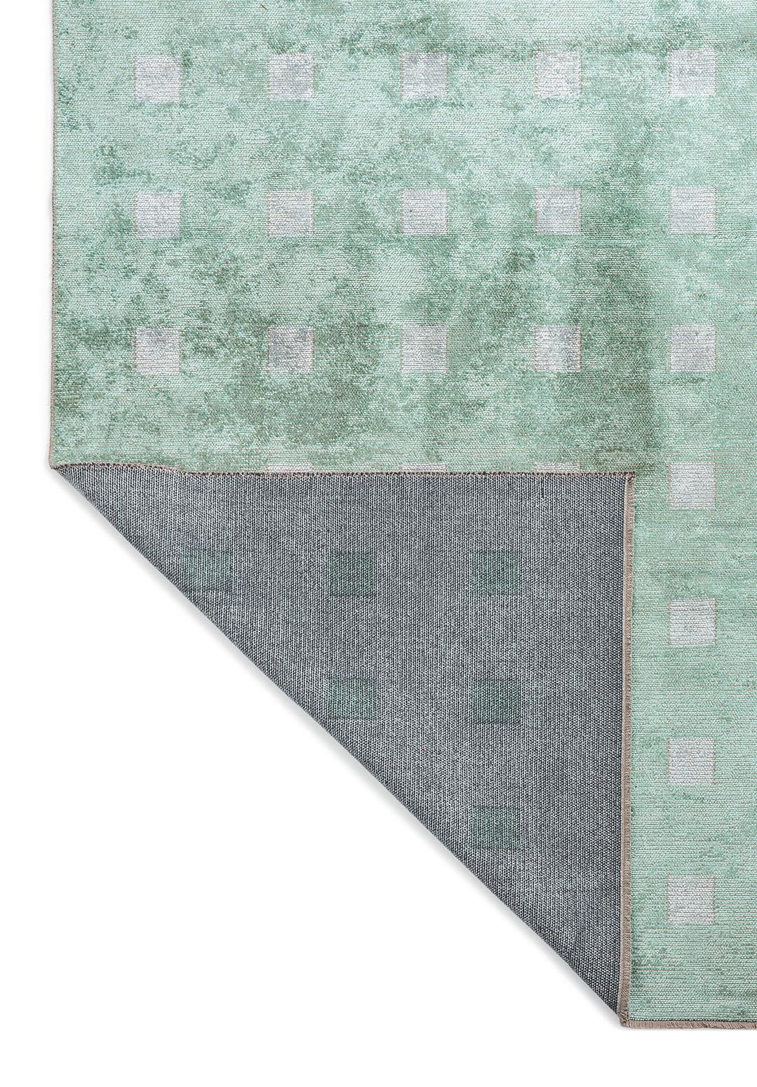 HARMONY RIVER GREEN - ICE BLUE RUG
