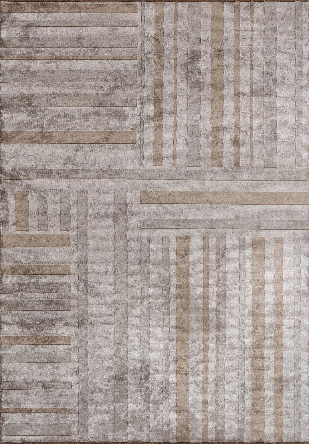 PARCEL NOUGAT - GREY - LIGHT GREY RUG