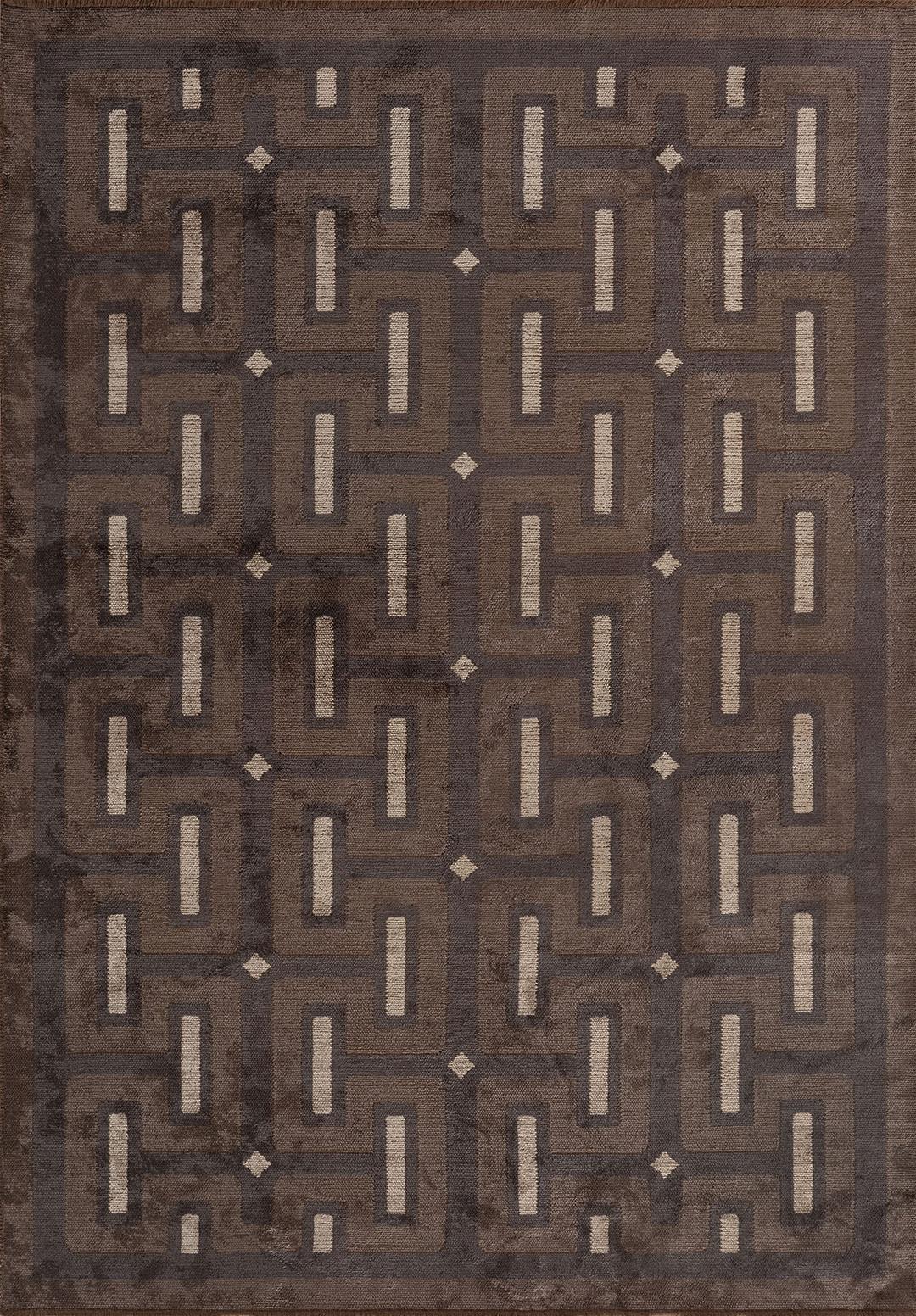 CHARM CHARCOAL - DARK MINK - BONE RUG