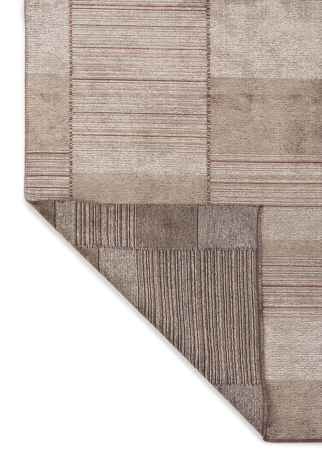 RAILWAY NOUGAT - CACAO - DARK MINK - LIGHT CREAM RUG