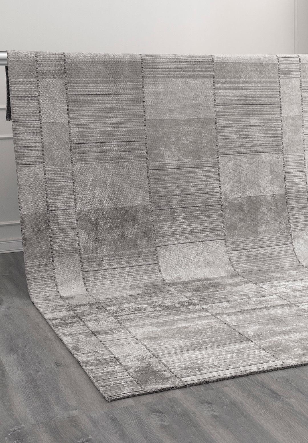 RAILWAY GREY - DARK GREY - CHARCOAL - LIGHT GREY RUG