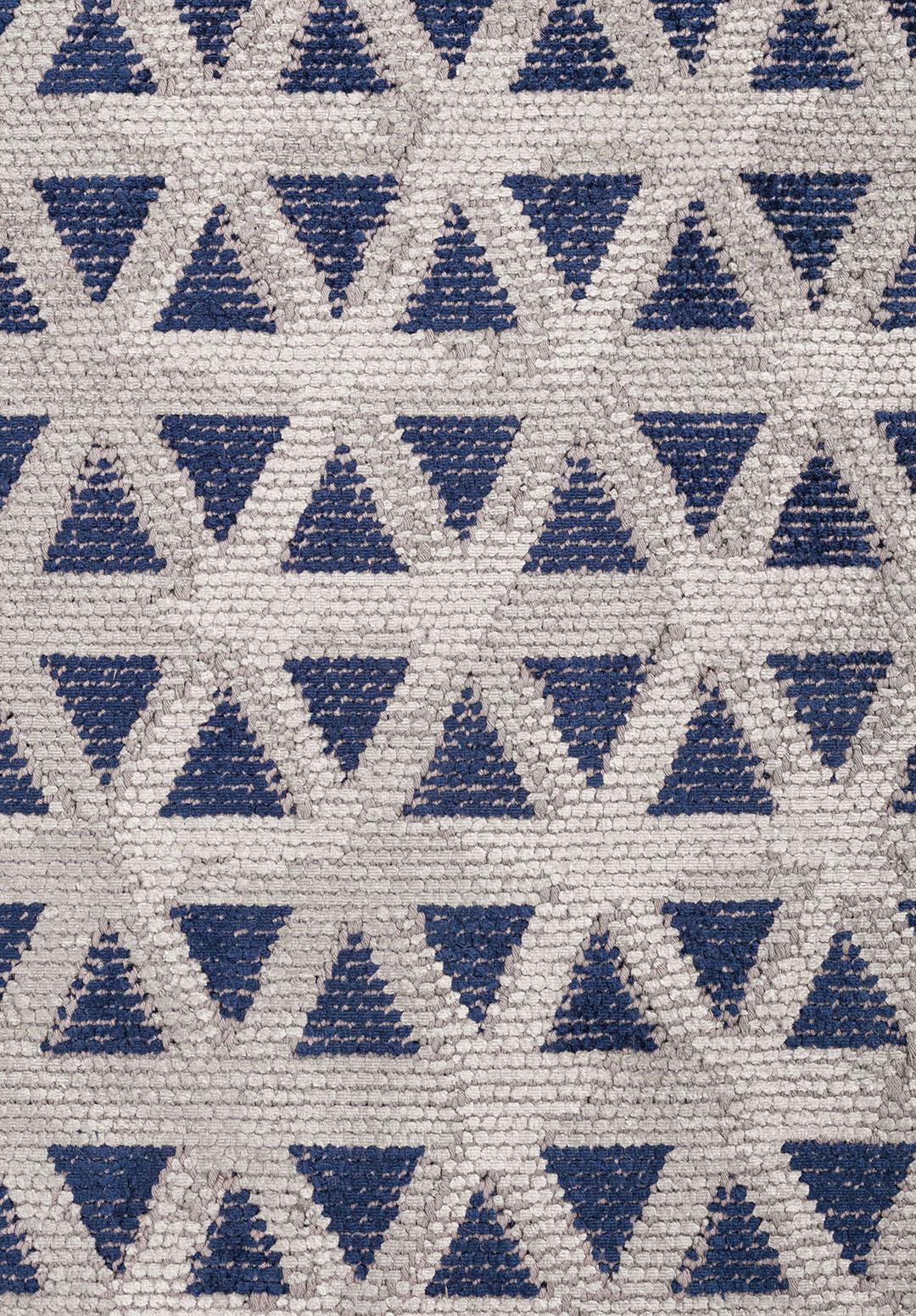 HEXAGON DARK NAVY - GREY - LIGHT GREY RUG