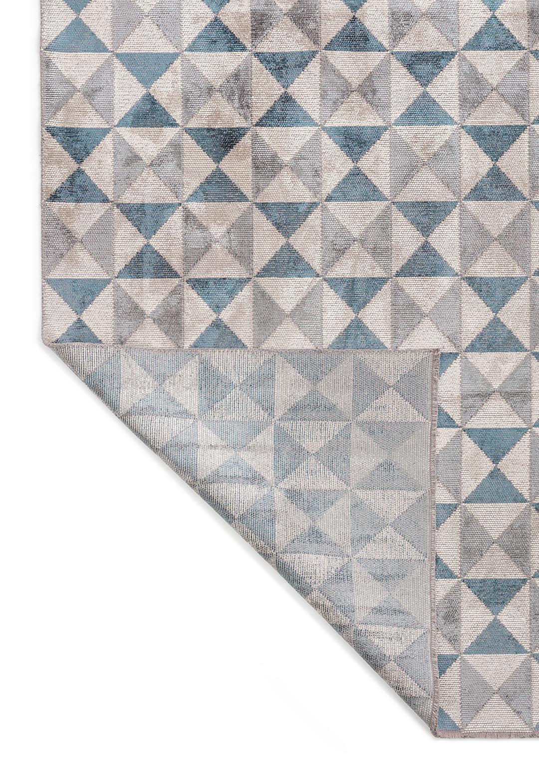 TETRA PETROL - BLUE - BONE RUG
