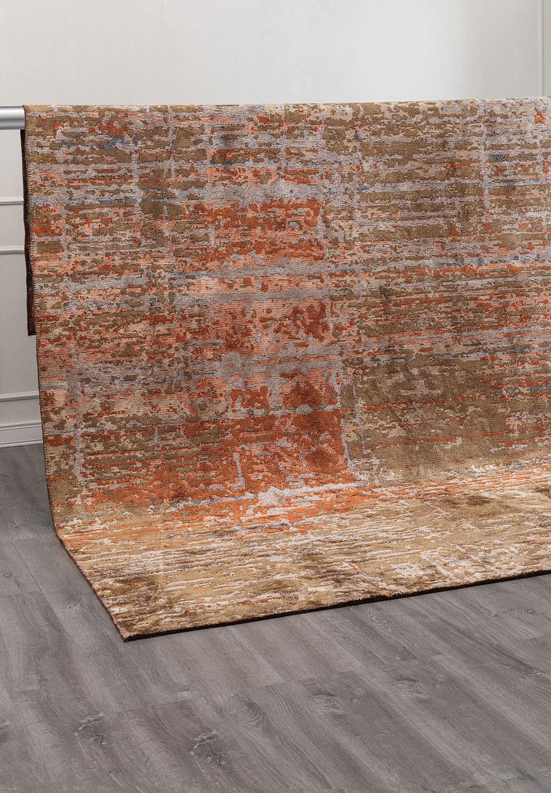 DAWN LIGHT BROWN - TERRA - BLUE - BONE RUG