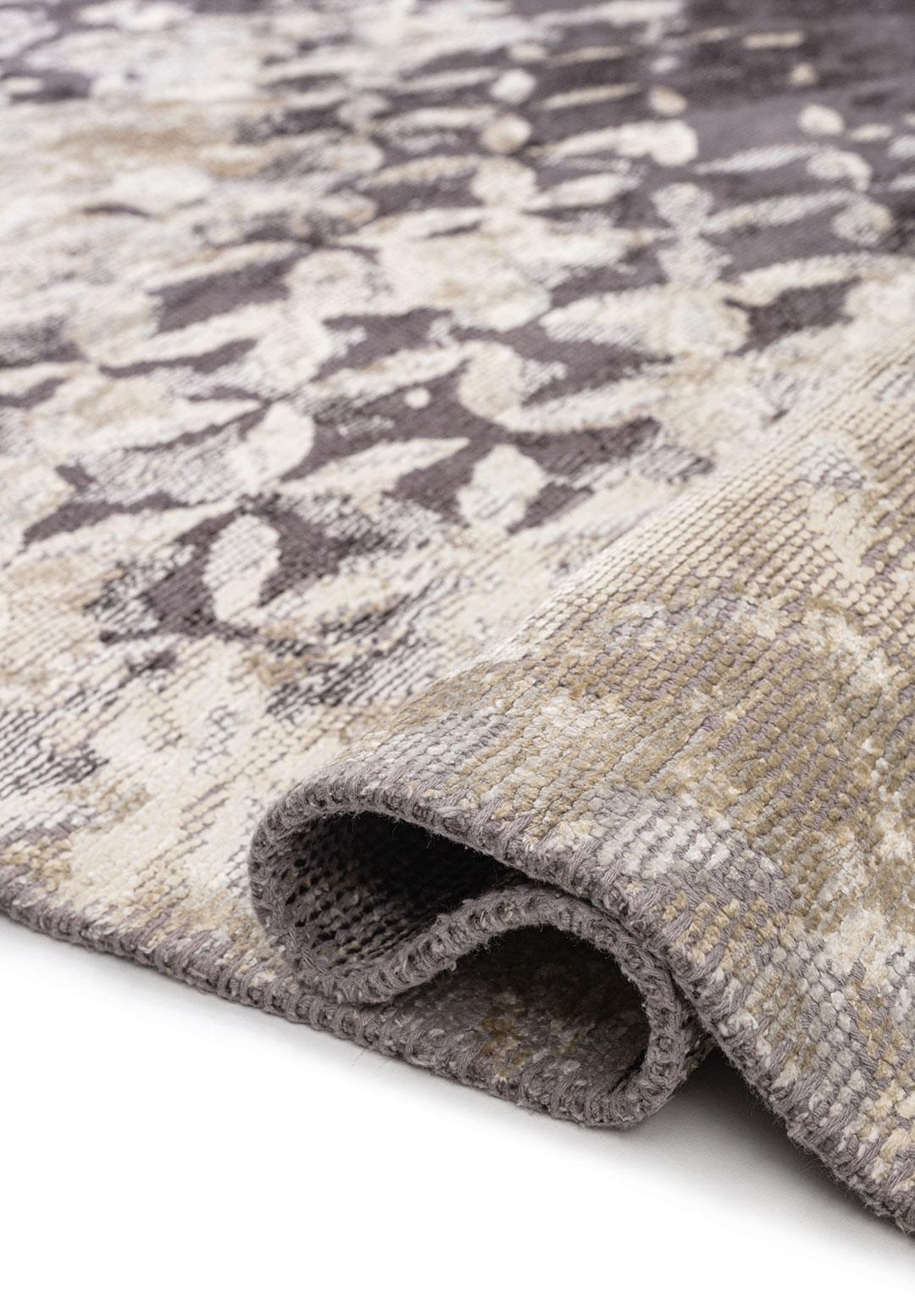 BLOOM CHARCOAL - CREAM - BONE RUG