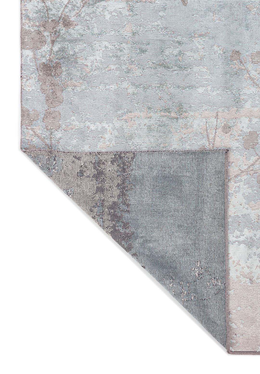 BLOSSOM GREY - ICE BLUE - LIGHT CREAM RUG
