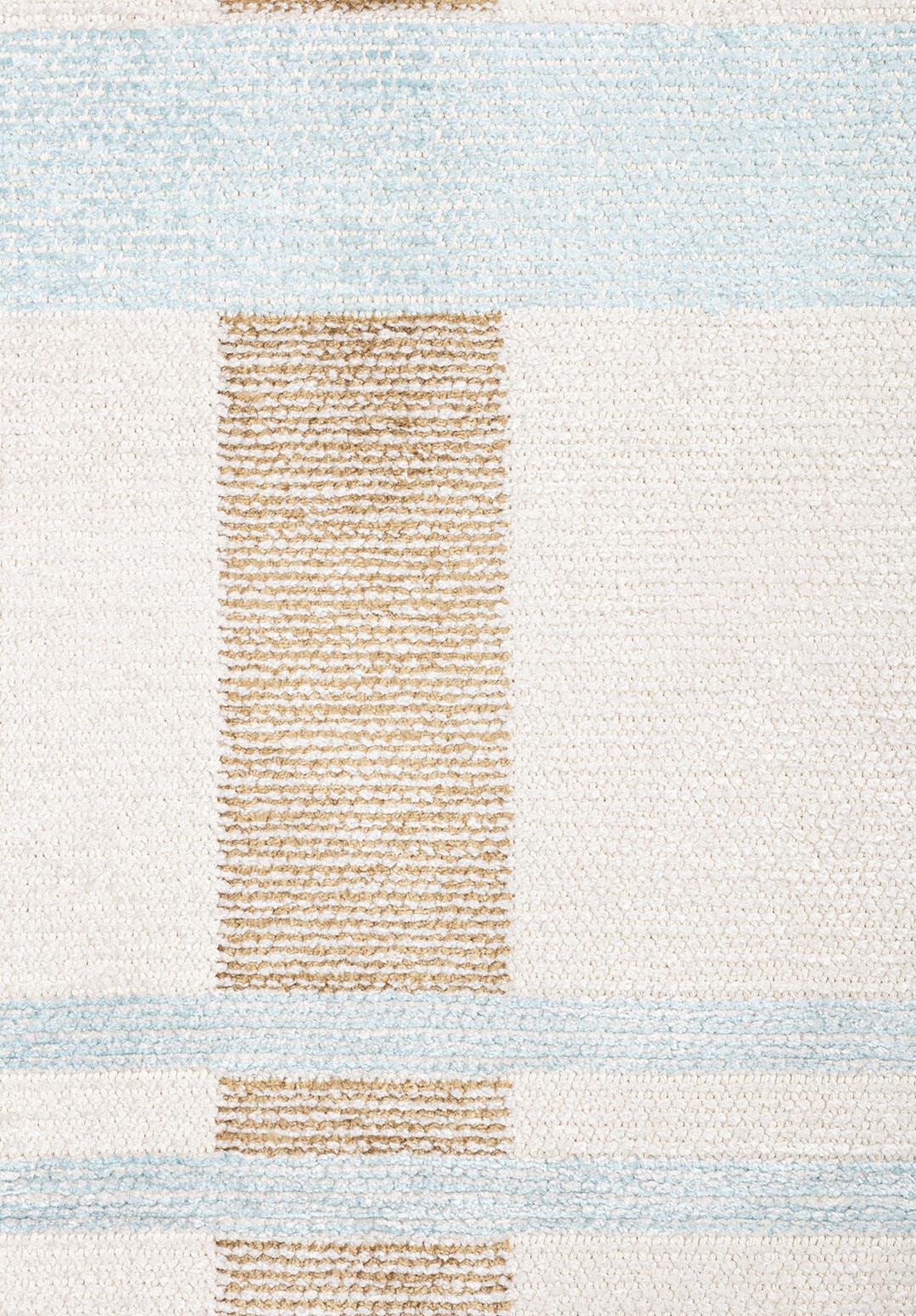 SCOTCH DARK BEIGE - ICE BLUE - ECRU RUG