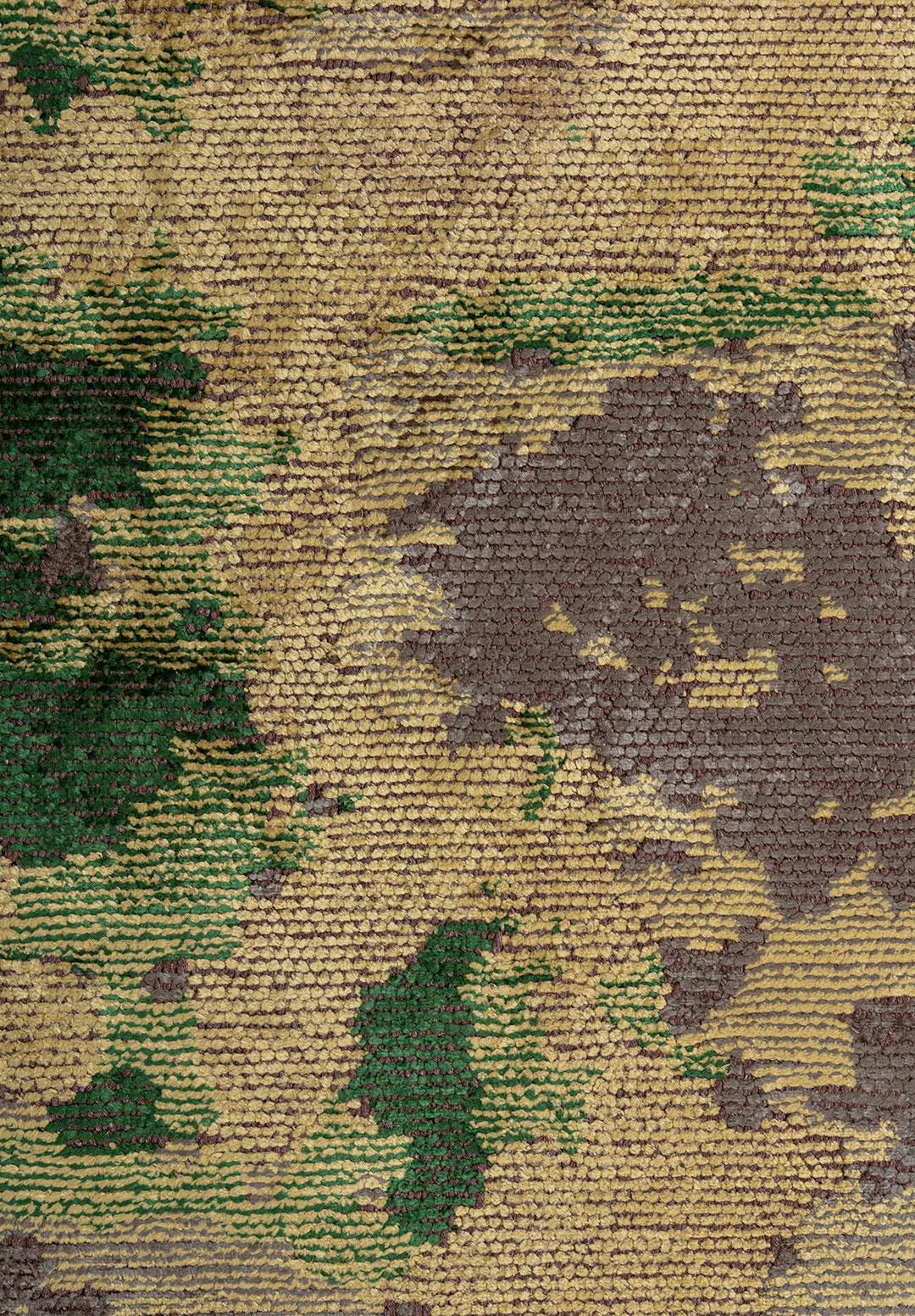 MEADOW ANTHRACITE - FOREST GREEN - OLIVE GREEN - KHAKI - CREAM RUG