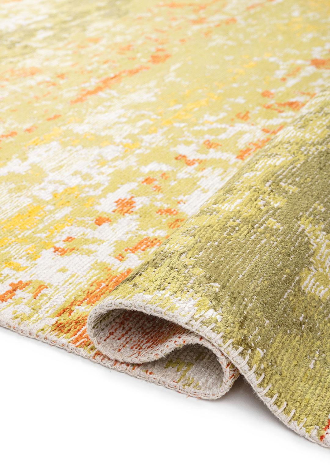 OASIS GREEN - RUST - TERRA - YELLOW - LIGHT GREY - ECRU RUG