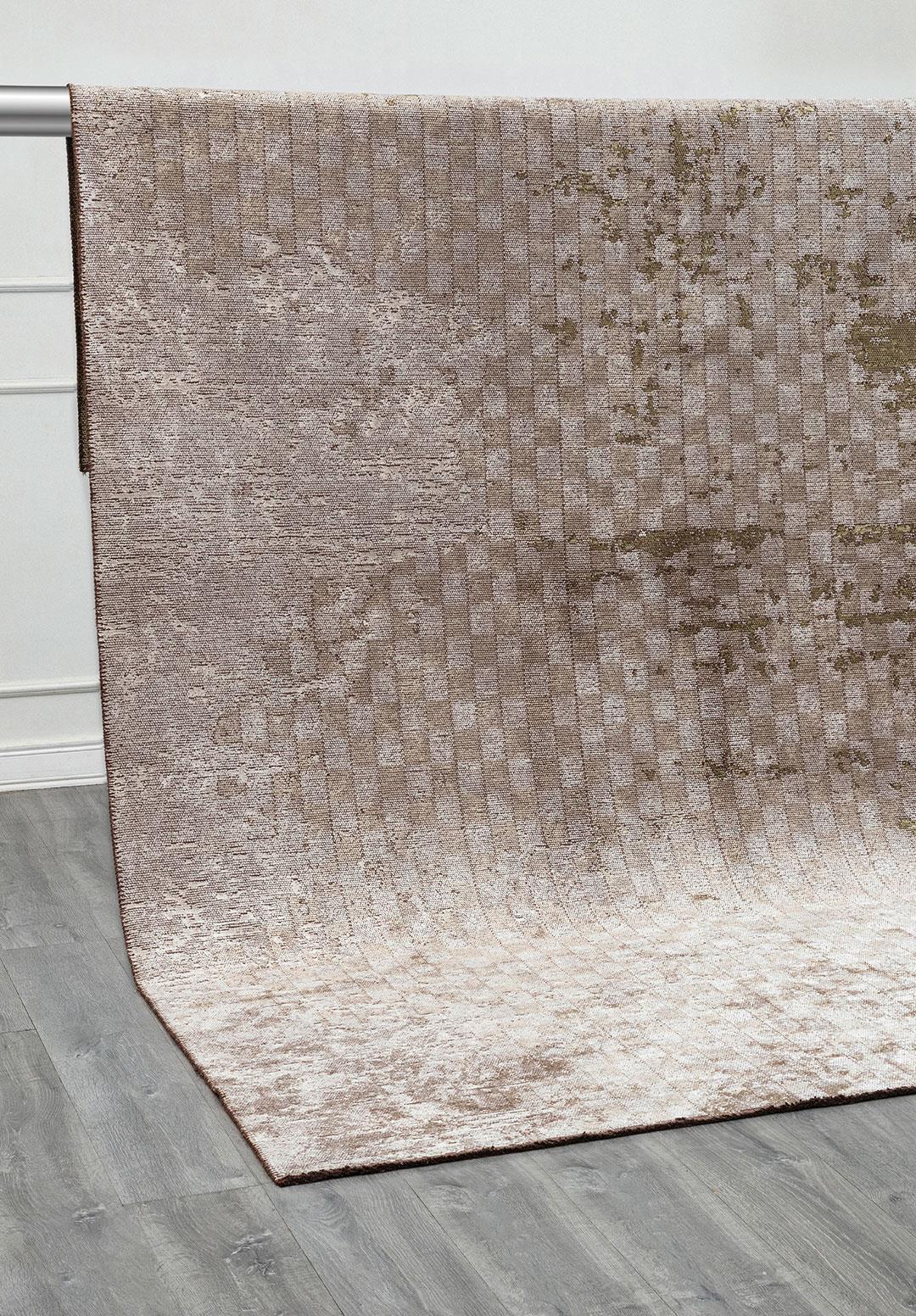 MIRAGE BEIGE - GREEN - BONE RUG