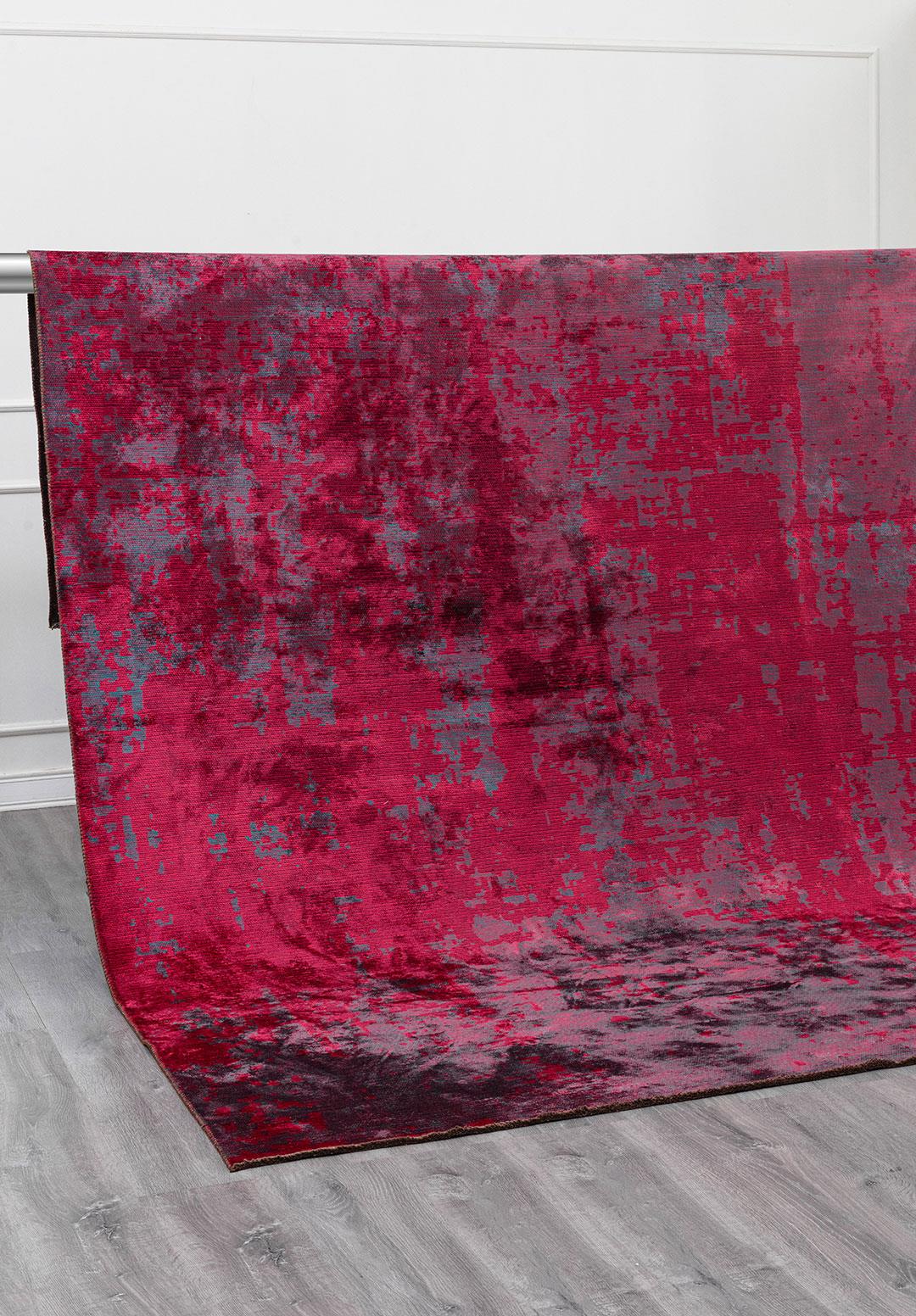 HORIZON MAGENTA - DARK DAMSON - DARK TURQUOISE RUG