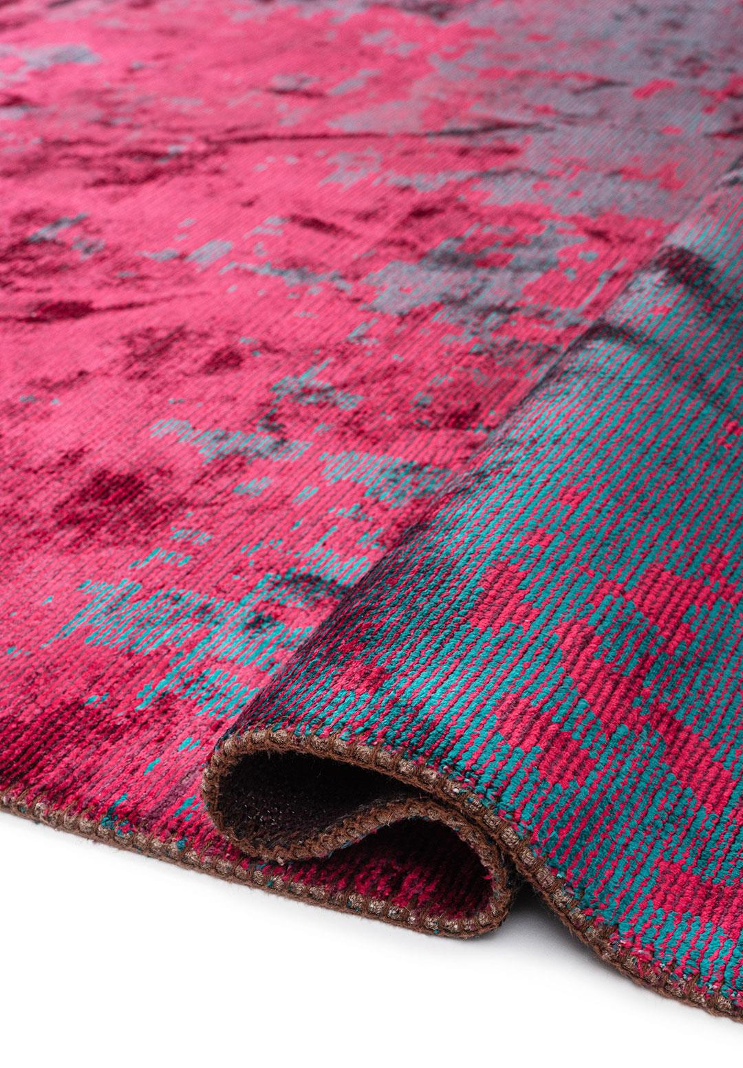 HORIZON MAGENTA - DARK DAMSON - DARK TURQUOISE RUG