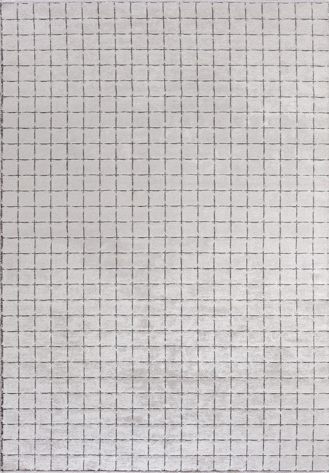 EQUINOX BLACK - LIGHT GREY - ECRU RUG