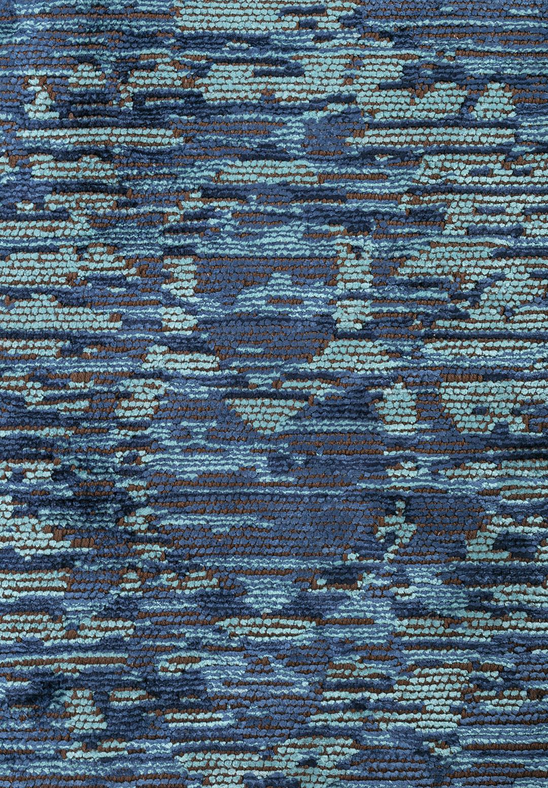 THALIA DARK NAVY - TURQUOISE - NAVY BLUE RUG
