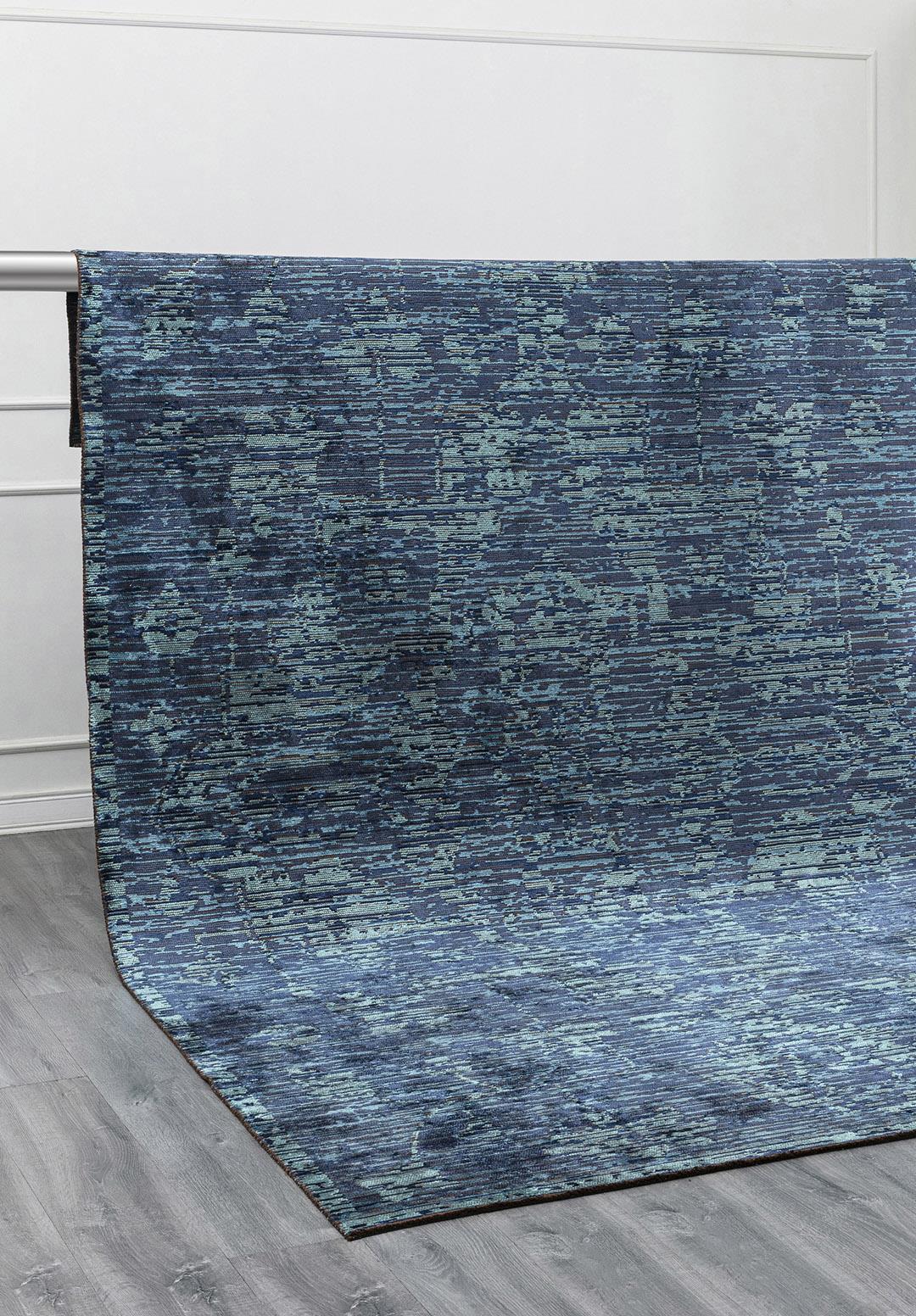 THALIA DARK NAVY - TURQUOISE - NAVY BLUE RUG