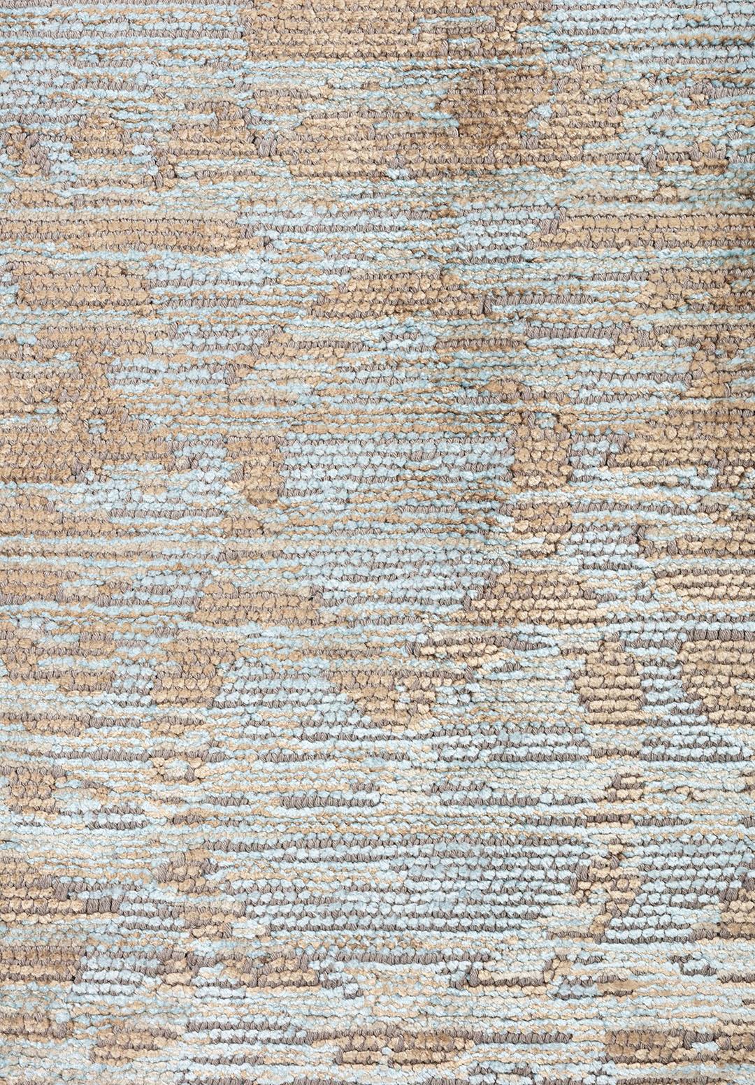 THALIA BEIGE - DARK BEIGE - ICE BLUE RUG