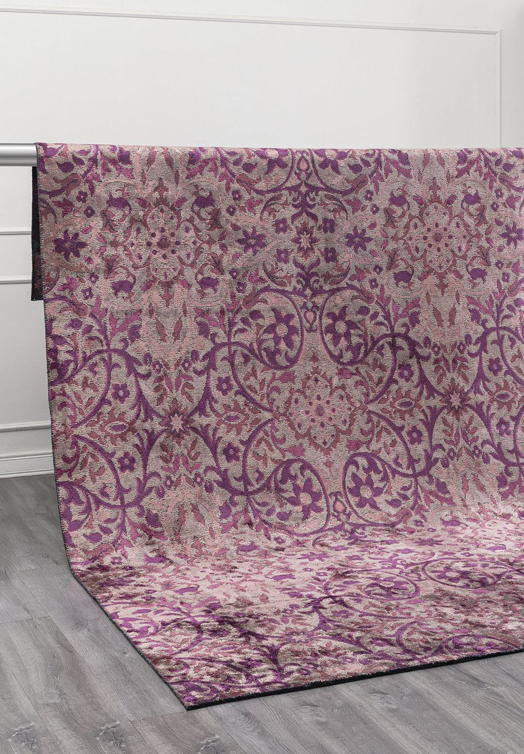 VIOLETTA COPPER - ROSE - PURPLE RUG