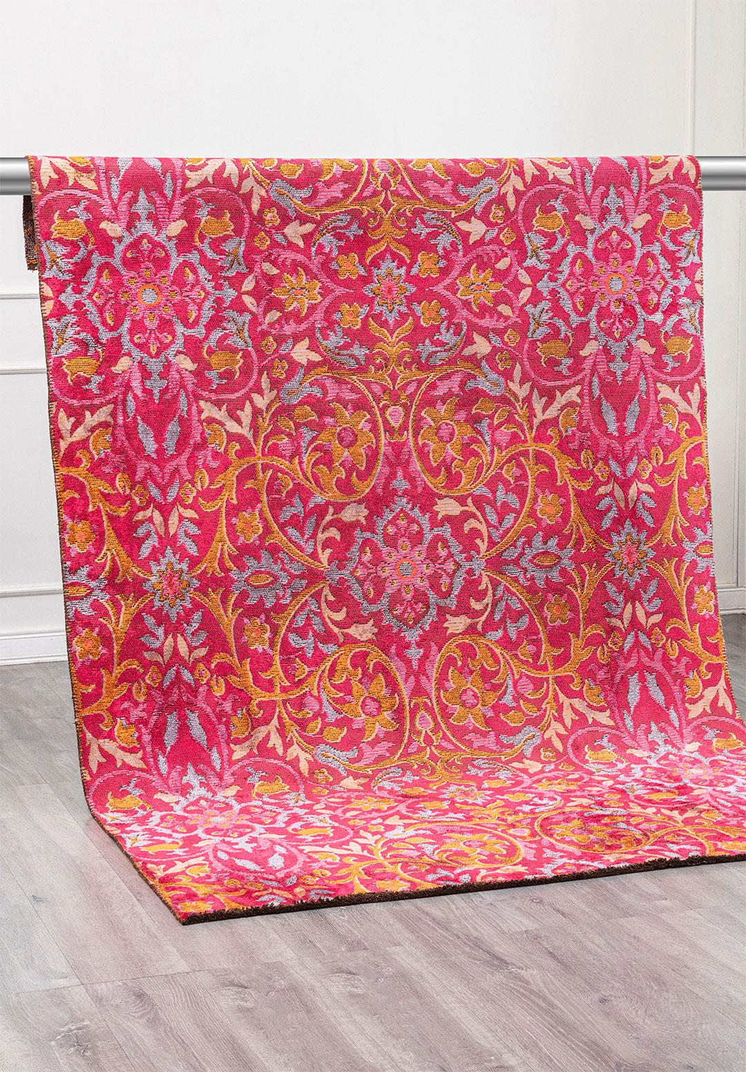 VIOLETTA FUSCHIA - LILAC - ORANGE RUG