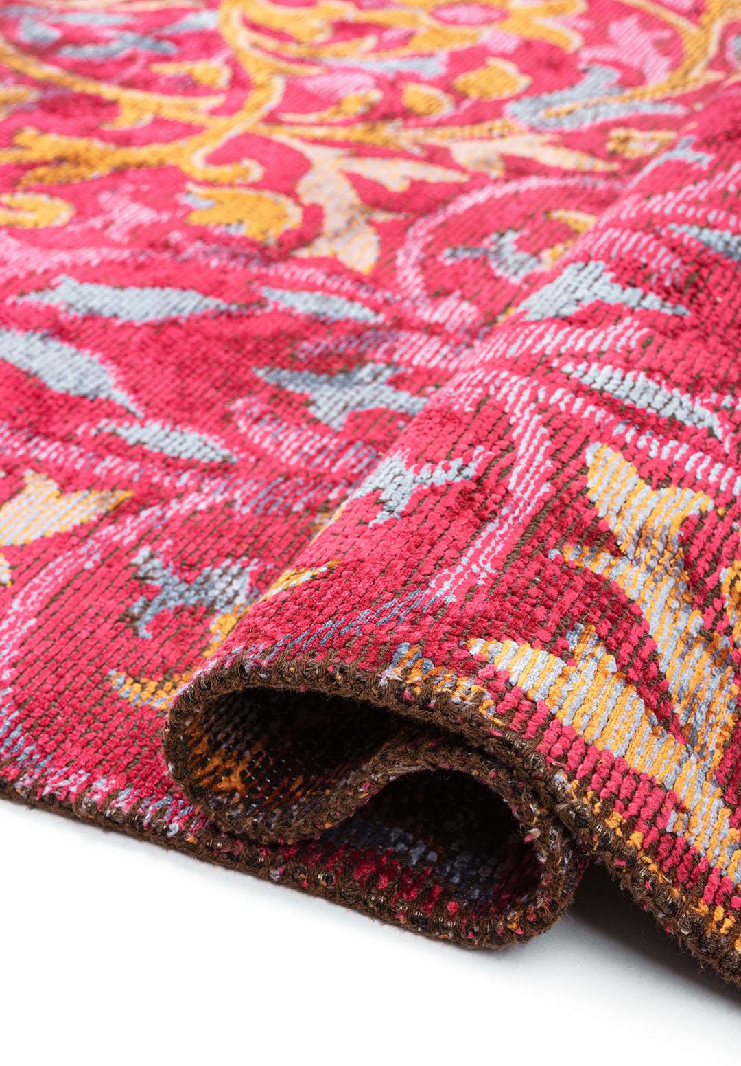 VIOLETTA FUSCHIA - LILAC - ORANGE RUG