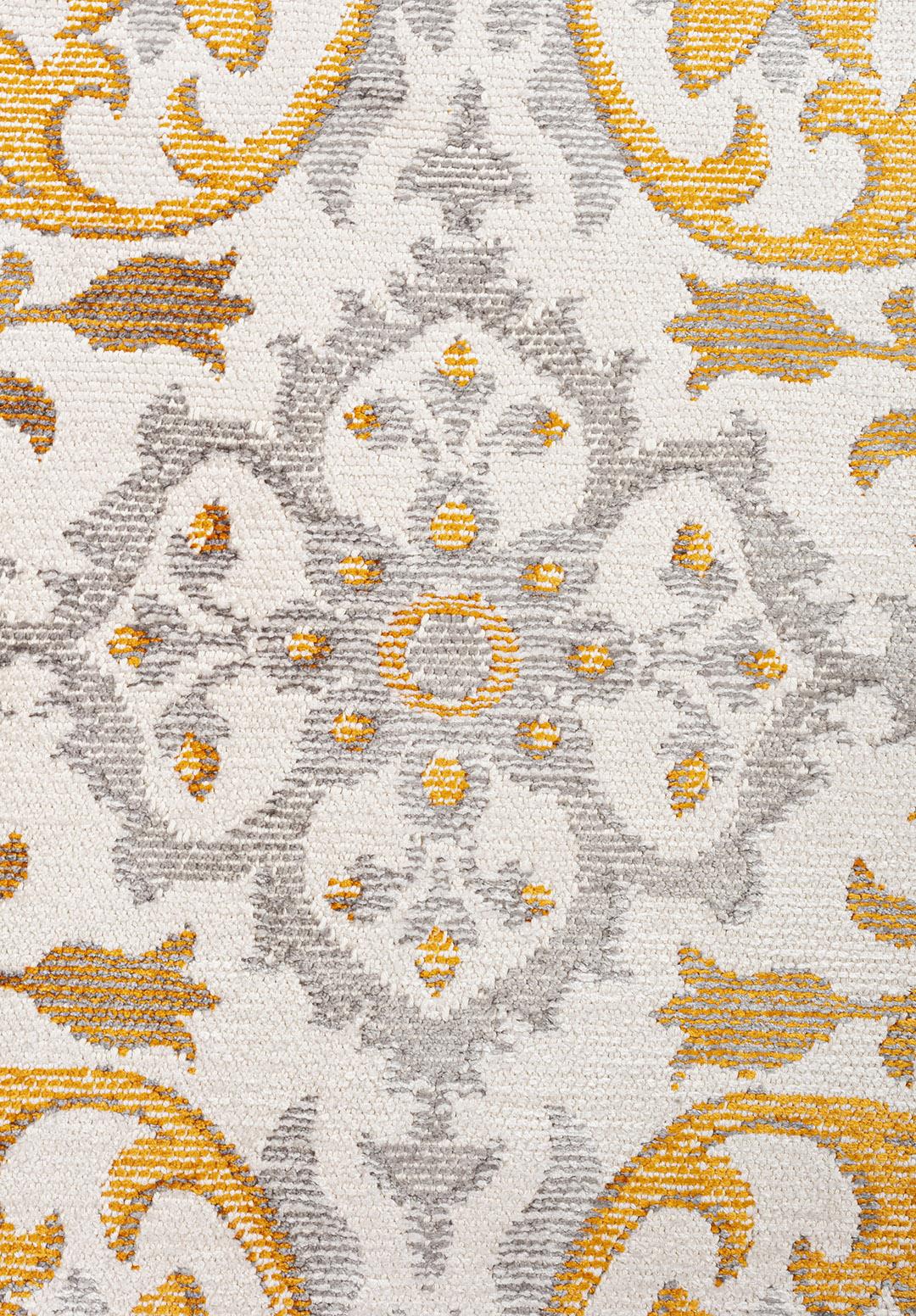 VIOLETTA ECRU - GREY - MUSTARD RUG