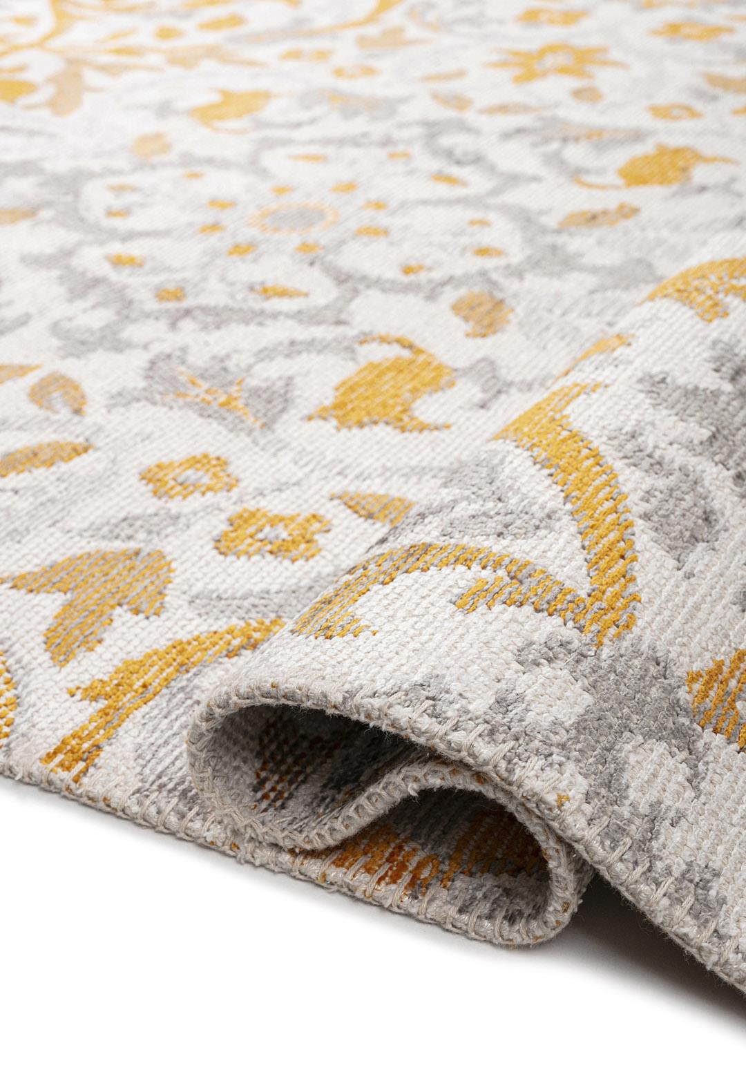 VIOLETTA ECRU - GREY - MUSTARD RUG