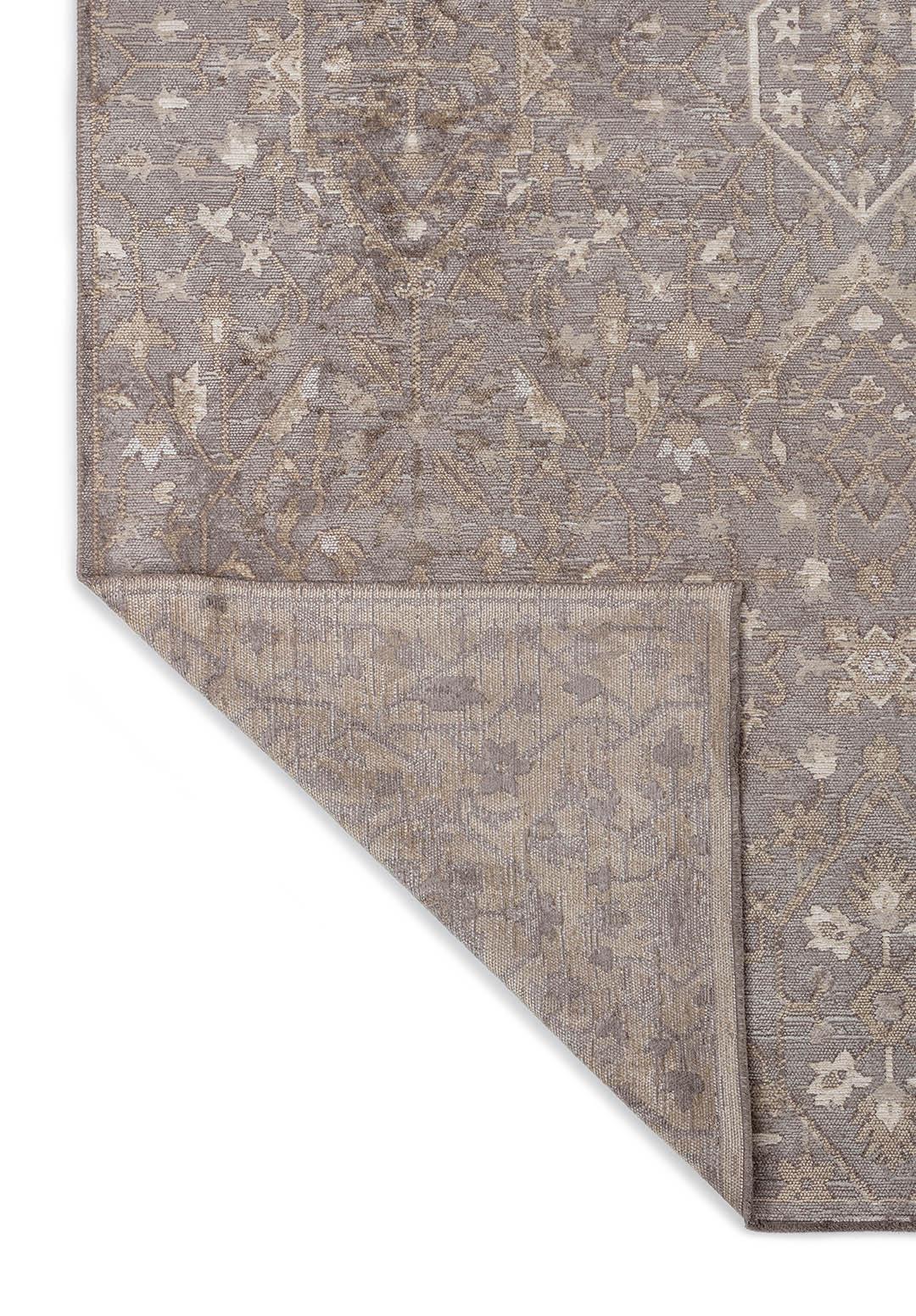 FLEUR BONE - BEIGE - GREY RUG