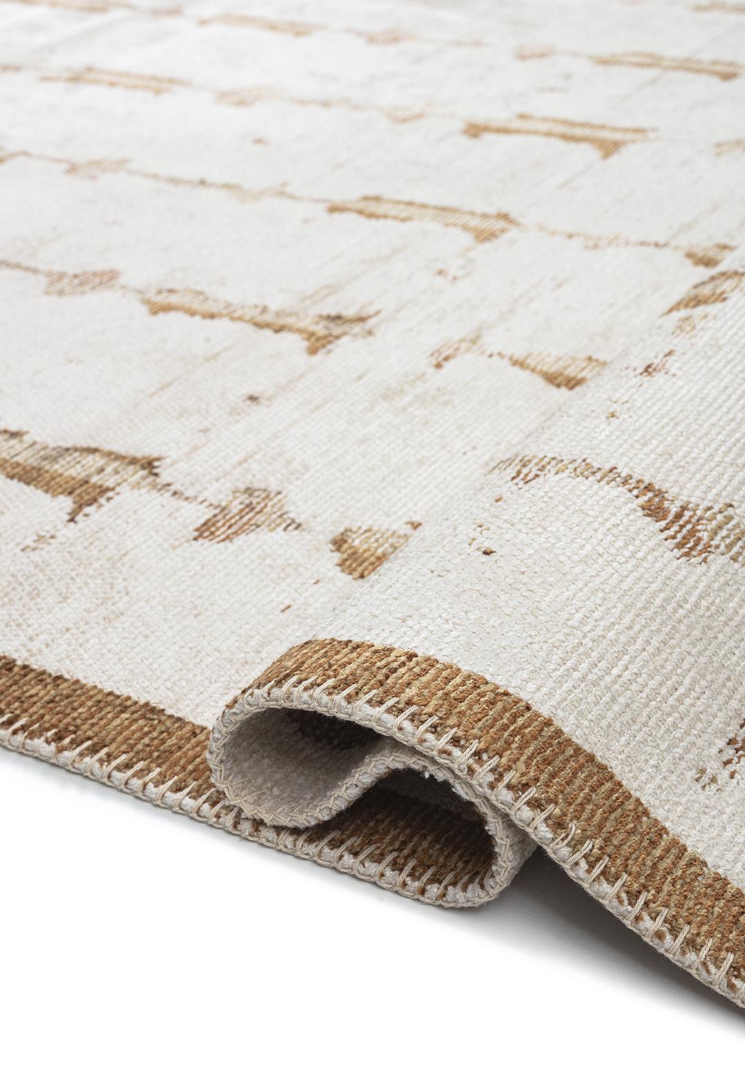 MAYA CACAO - LIGHT BROWN - LIGHT CREAM RUG