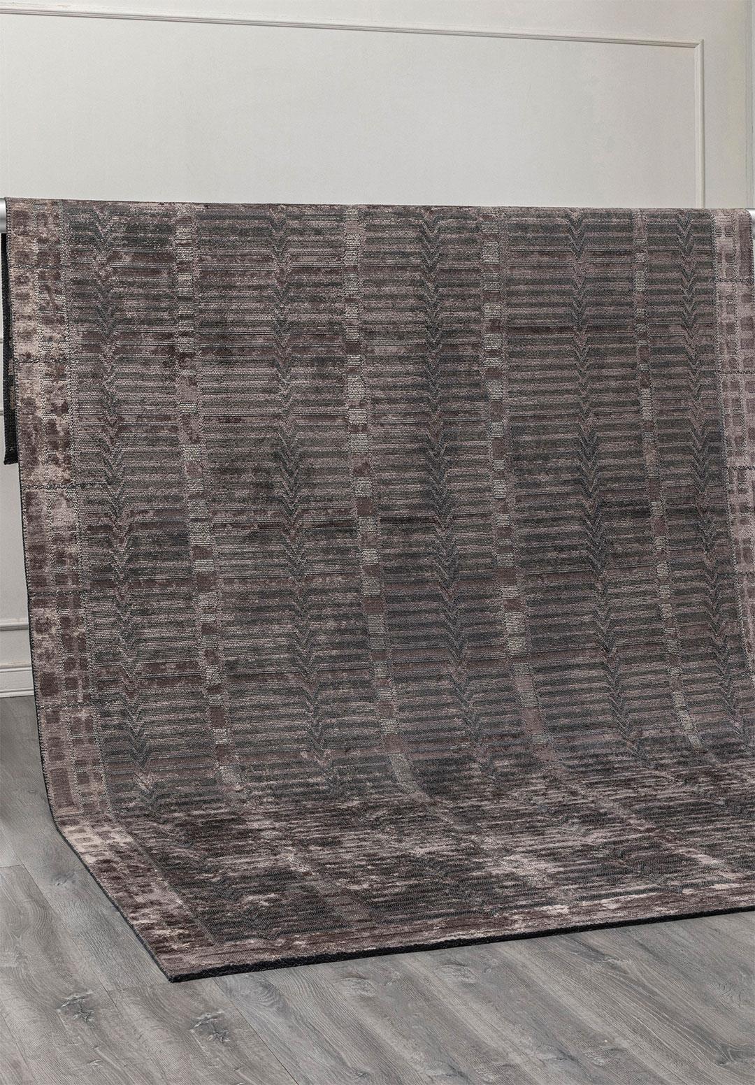 INCA ANTHRACITE - DARK GREY - BEIGE RUG