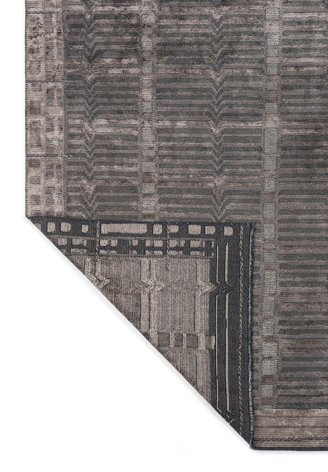 INCA ANTHRACITE - DARK GREY - BEIGE RUG