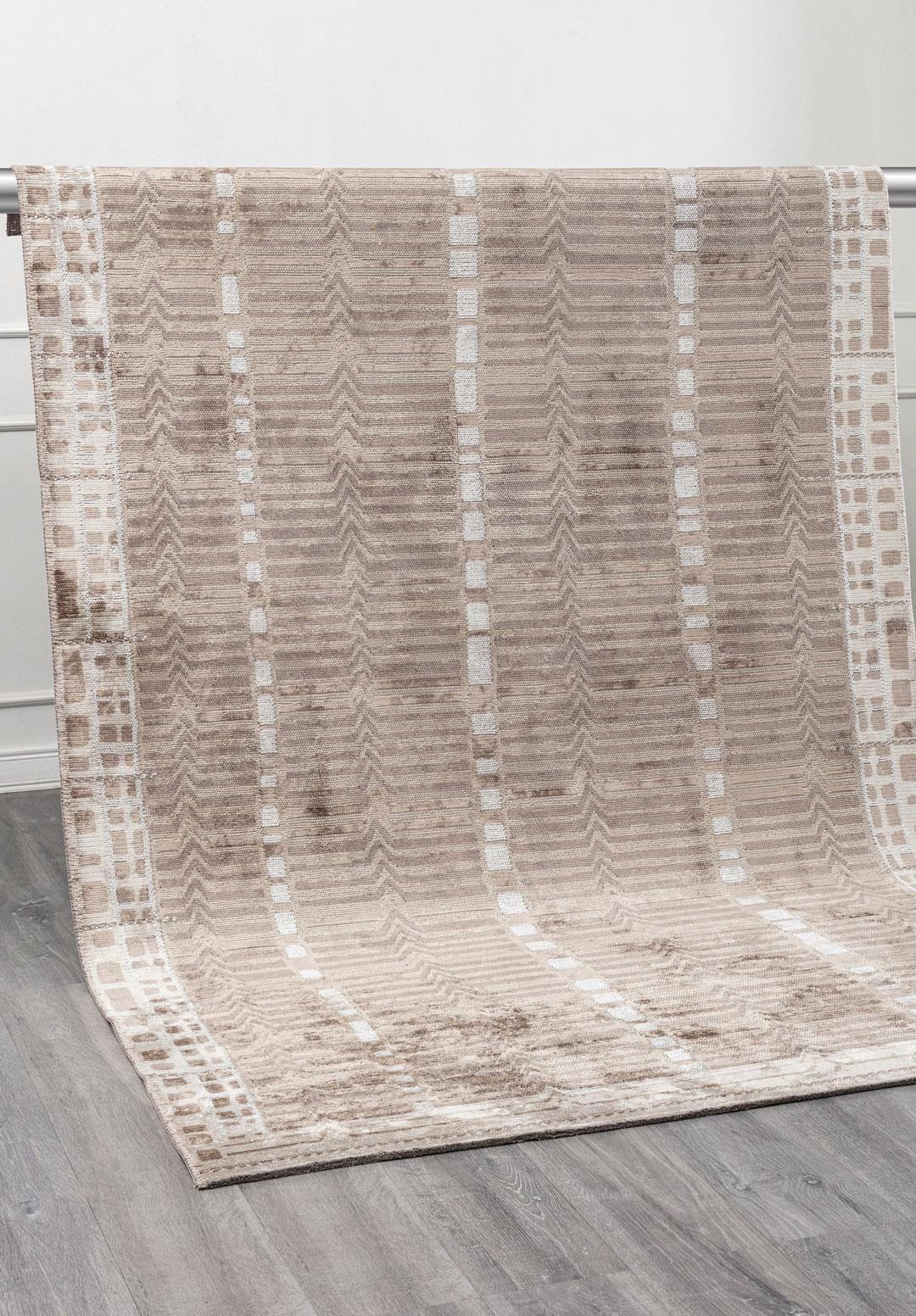 INCA NOUGAT - BEIGE - WHITE RUG