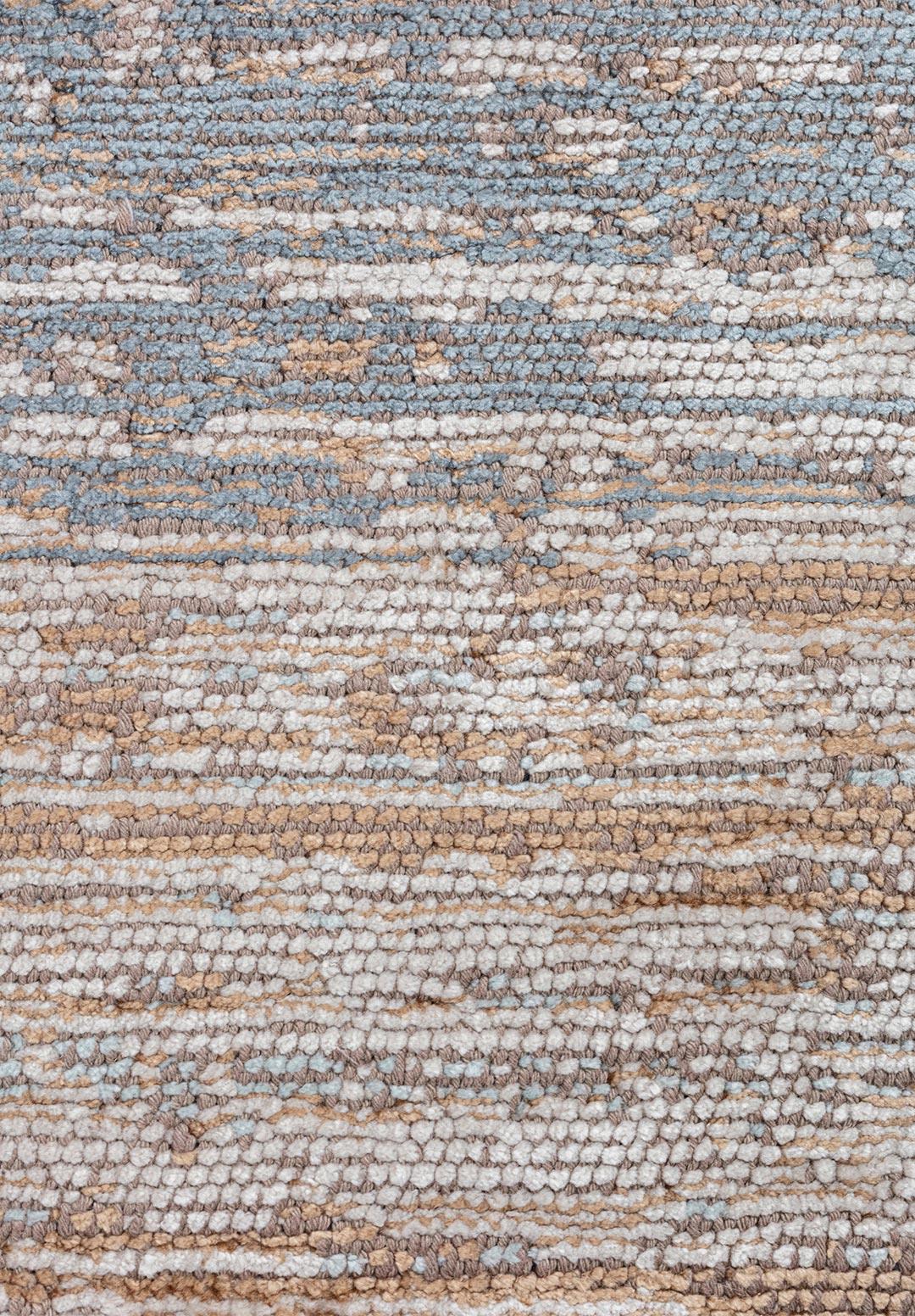 DRIFT WHITE - DARK BEIGE - BLUE - ICE BLUE RUG